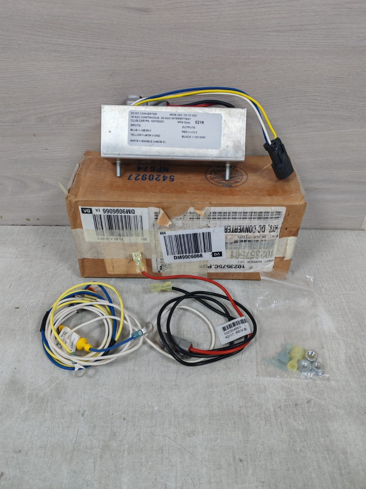 DC CONVERTER 10700301 16 ADC CONTINUOUS / 20ADC INTERMITTENT
