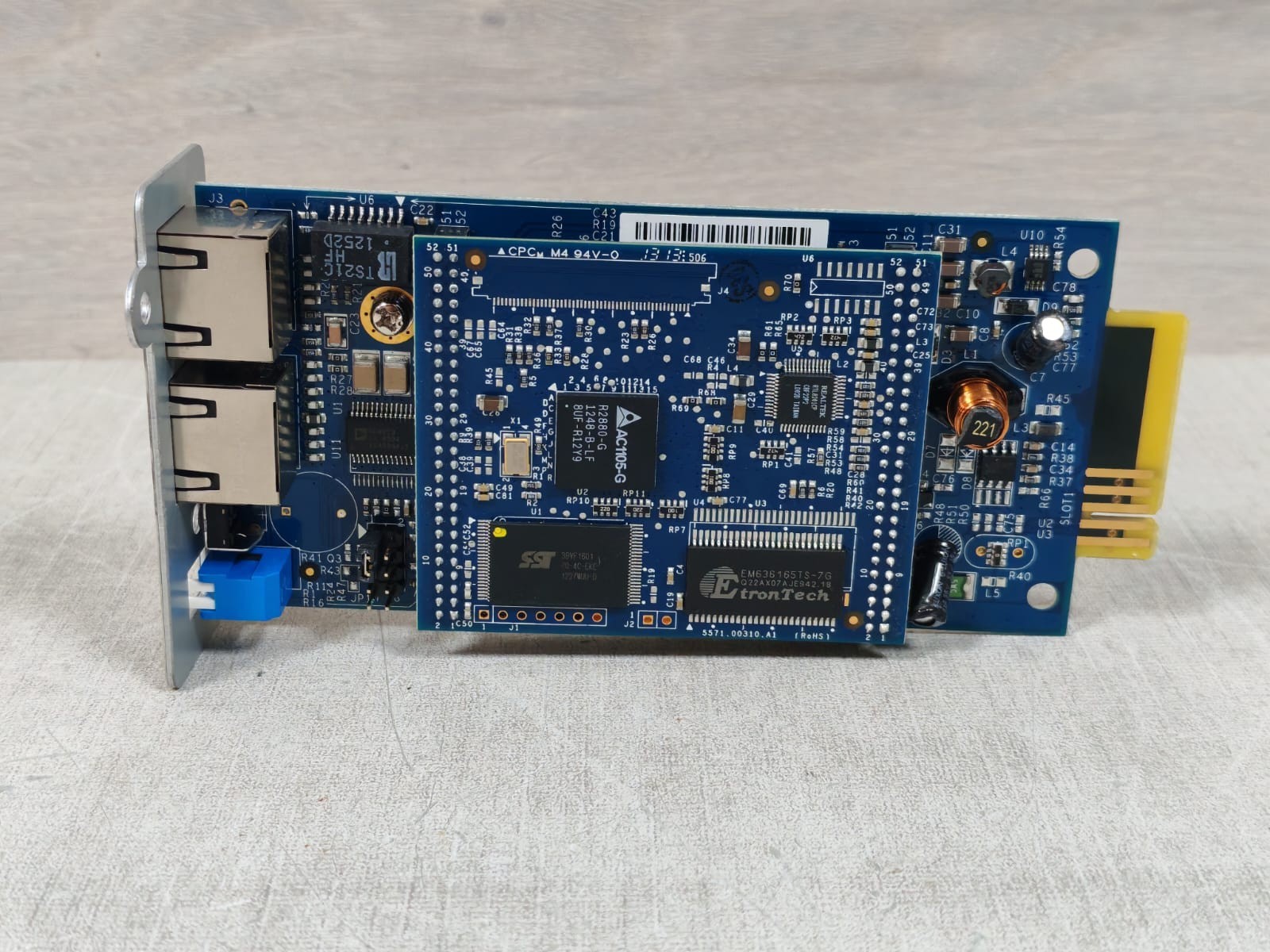 Eaton 116750222-001 REV.18 EATON 116750222-001 REV.18 C145040014 POWERWARE CONNECTUPS-DB WEB/SNMP CARD 7