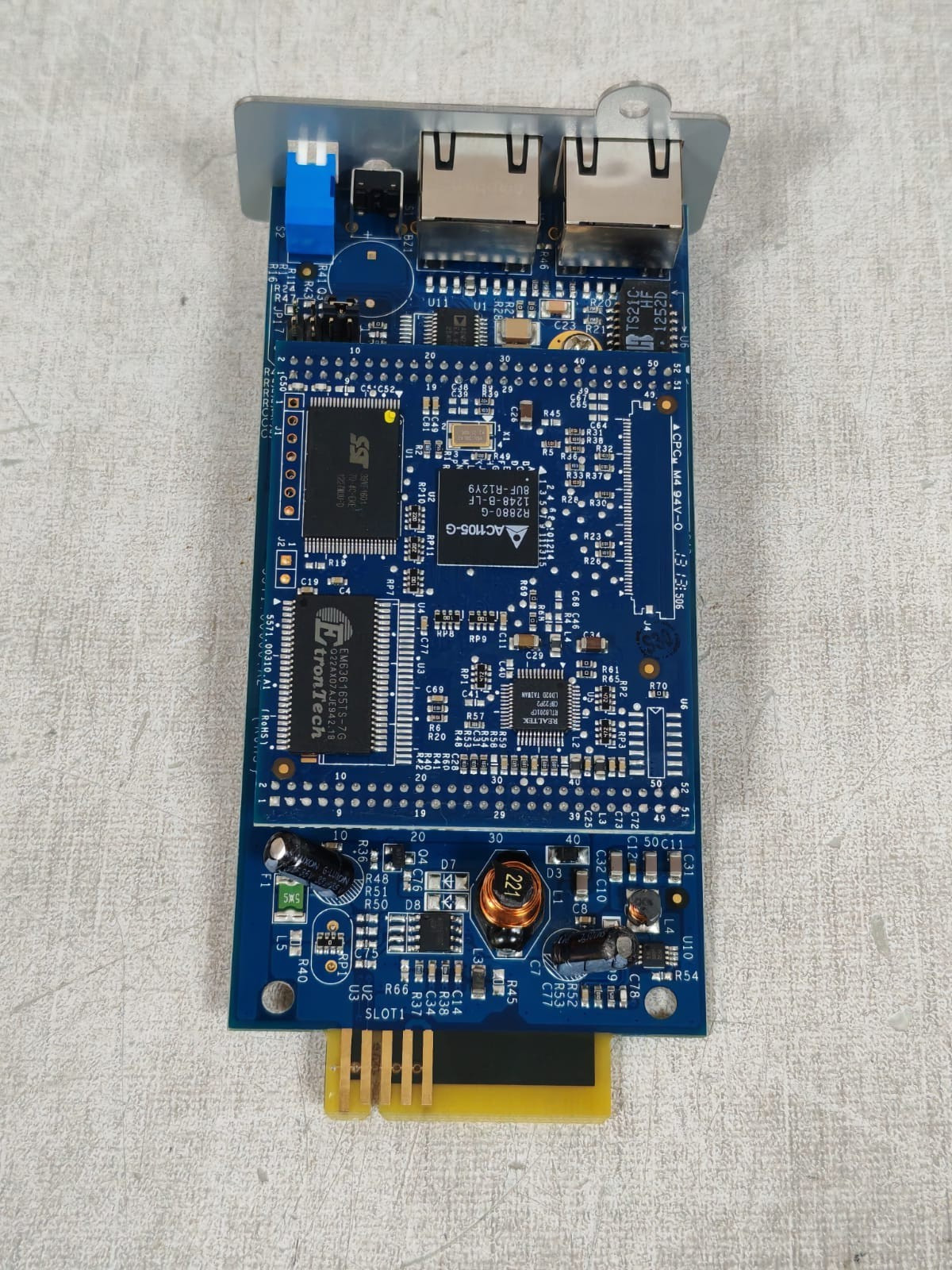 Eaton 116750222-001 REV.18 EATON 116750222-001 REV.18 C145040014 POWERWARE CONNECTUPS-DB WEB/SNMP CARD 10