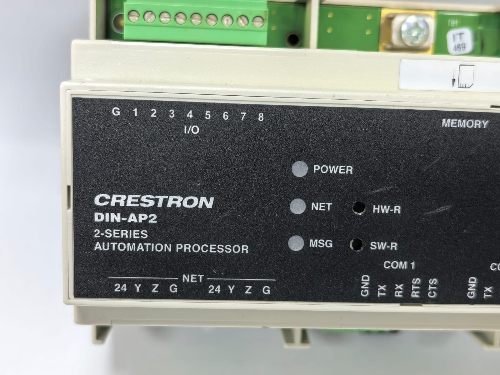 Crestron DIN-AP2 CRESTRON DIN-AP2 2-SERIES AUTOMATION PROCESSOR INPUT 24V DC,0.33A 3