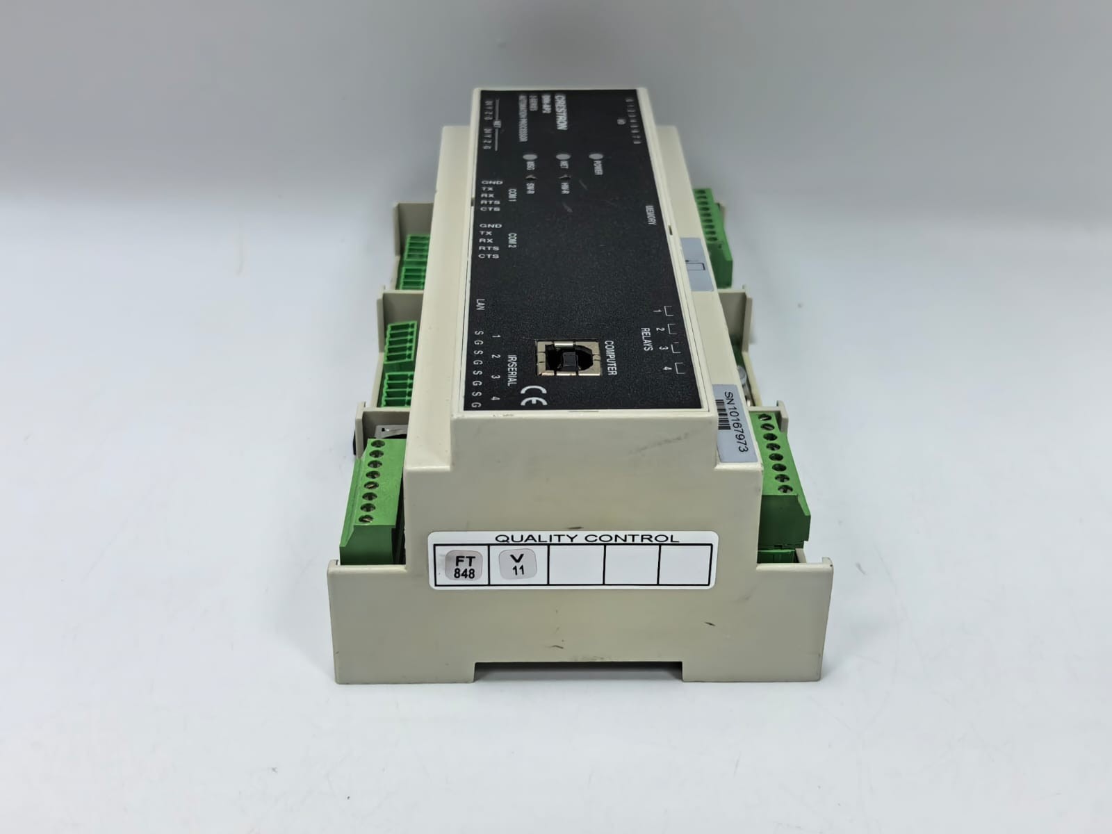 Crestron DIN-AP2 CRESTRON DIN-AP2 2-SERIES AUTOMATION PROCESSOR INPUT 24V DC,0.33A 7
