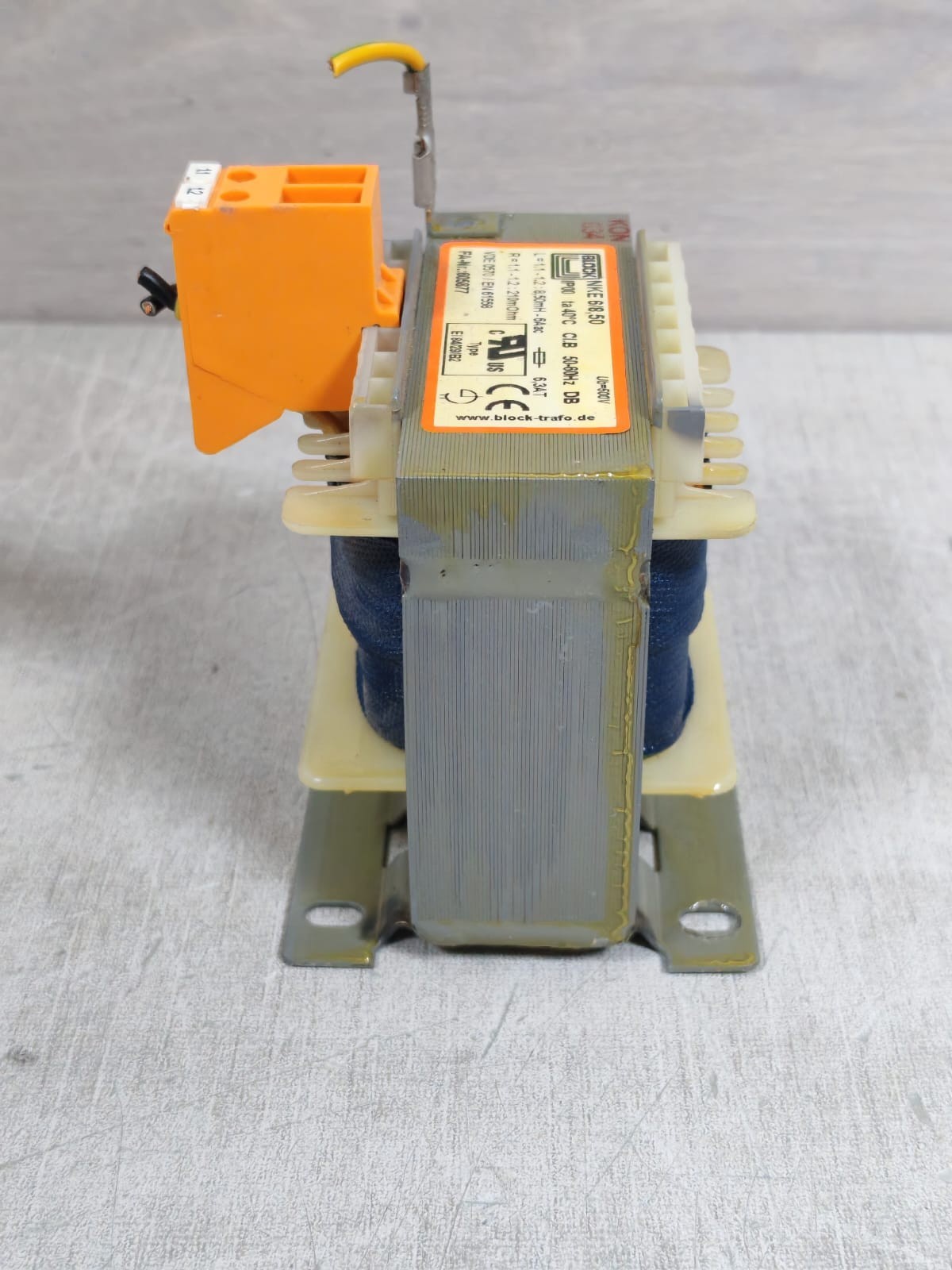 BLOCK NKE 6/8,50 605877 VDE0570/EN61558 BLOCK NKE 6/8,50 605877 VDE0570/EN61558 TRANSFORMER 5
