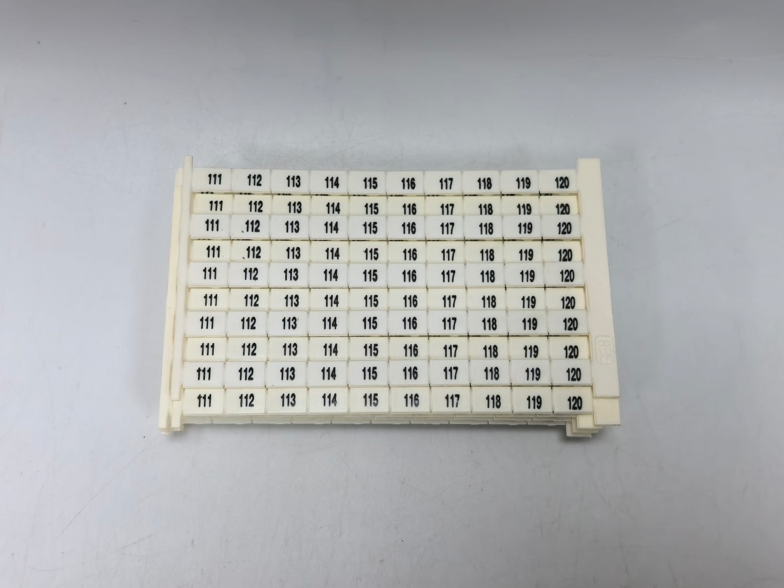 Weidmuller DEK 8 FWZ 111-120 WEIDMULLER DEK 8 FWZ 111-120 TERMINAL MARKERS 1276960111 2