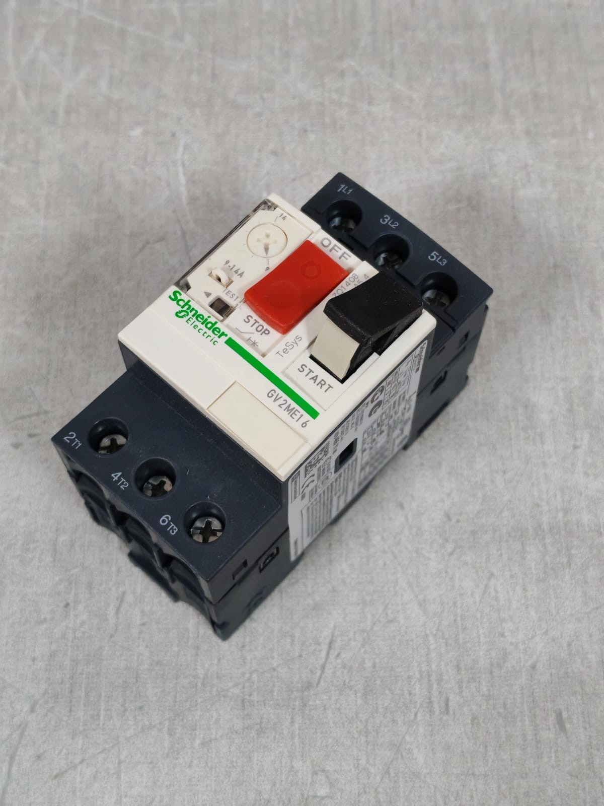 Schneider Electric GV2ME16 SCHNEIDER ELECTRIC GV2ME16 MOTOR CIRCUIT BREAKER 5