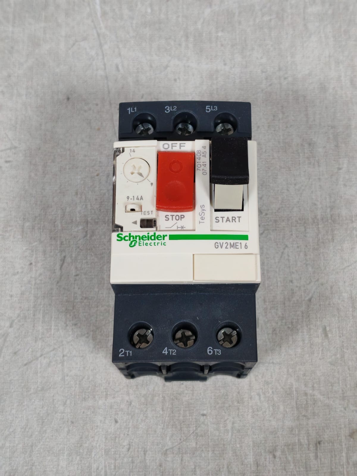 Schneider Electric GV2ME16 SCHNEIDER ELECTRIC GV2ME16 MOTOR CIRCUIT BREAKER 6