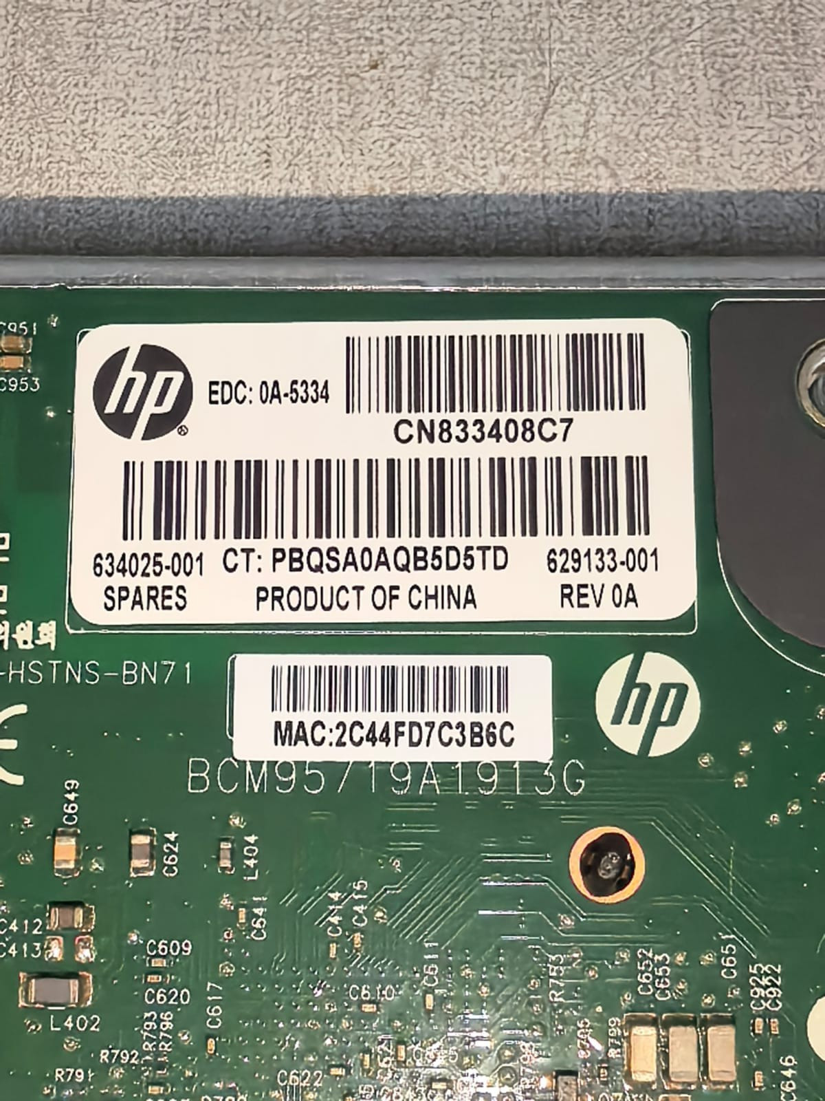 HP 331FLR HP 331FLR HP ETHERNET 1GB 4-PORT 331FLR ADAPTER 6