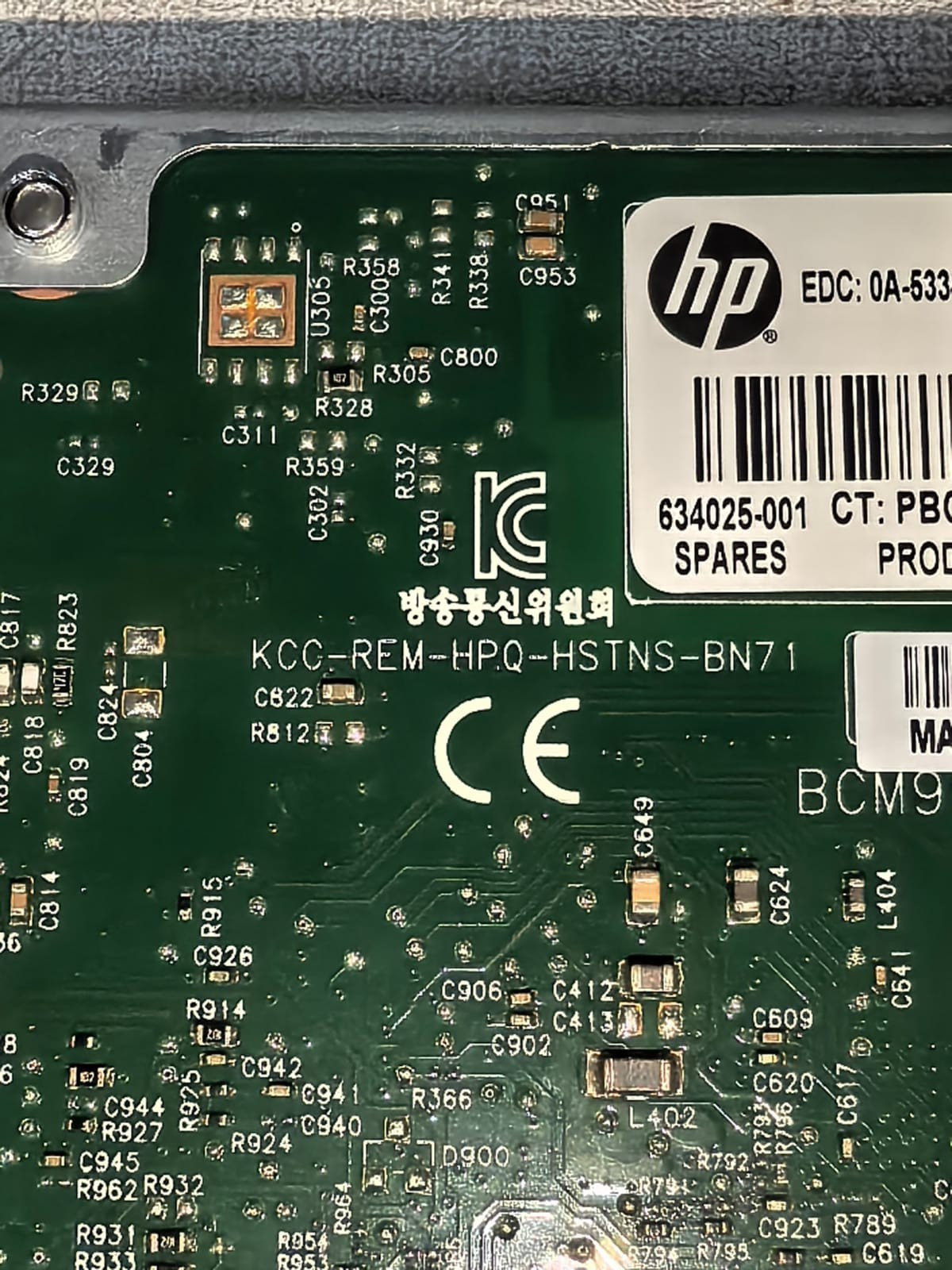 HP 331FLR HP 331FLR HP ETHERNET 1GB 4-PORT 331FLR ADAPTER 9