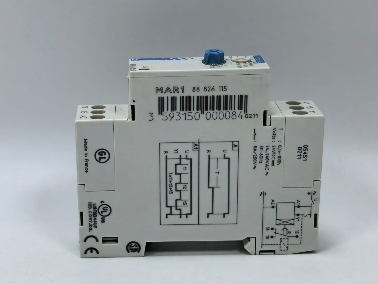 Crouzet MAR1 CROUZET MAR1 TIME DELAY RELAY 88826115 5