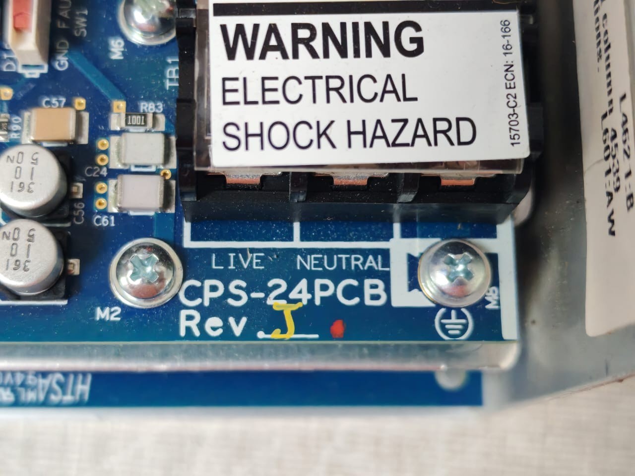 Honeywell ACPS-610E/ACPS-610PCB REV D /CPS-24PCB REV J NOTIFIER BY HONEYWELL ACPS-610E/ACPS-610PCB REV D /CPS-24PCB REV J POWER SUPPLY 4
