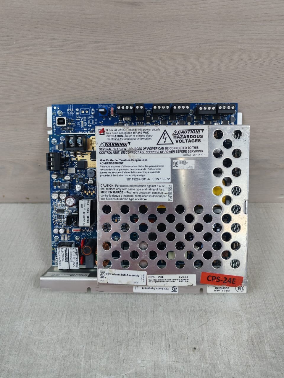 NOTIFIER BY HONEYWELL ACPS-610E/ACPS-610PCB REV D /CPS-24PCB REV J POWER SUPPLY