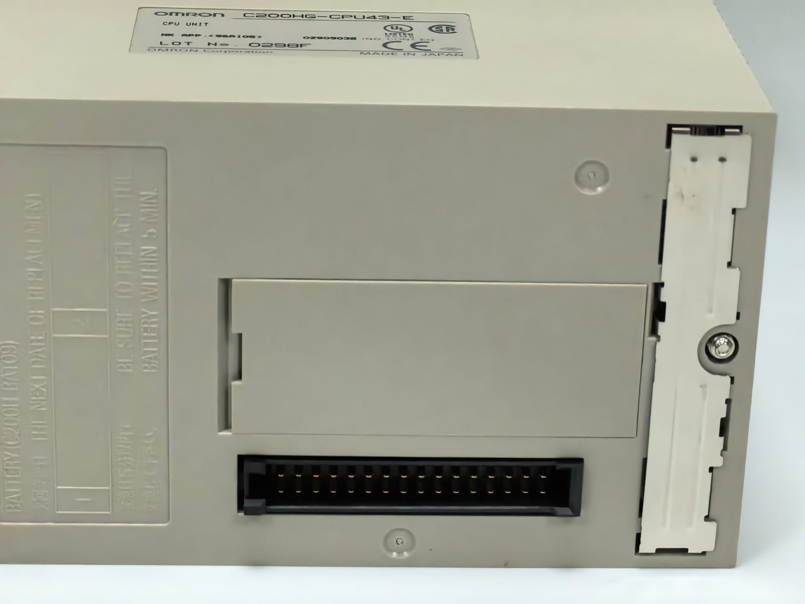 Omron OMRON C200HG-CPU43-E OMRON C200HG-CPU43-E PROGRAMMABLE CONTROLLER 3