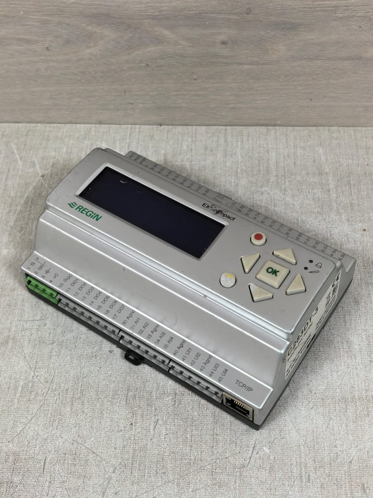 REGIN EXOCOMPACT C283DT-3 REGIN EXOCOMPACT C283DT-3 CONTROLLER 24VAC/DC 6