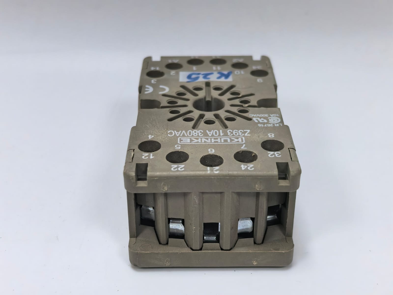 Kuhnke Z393 KUHNKE Z393 RELAY SOCKET BASE 10A 380VAC 7