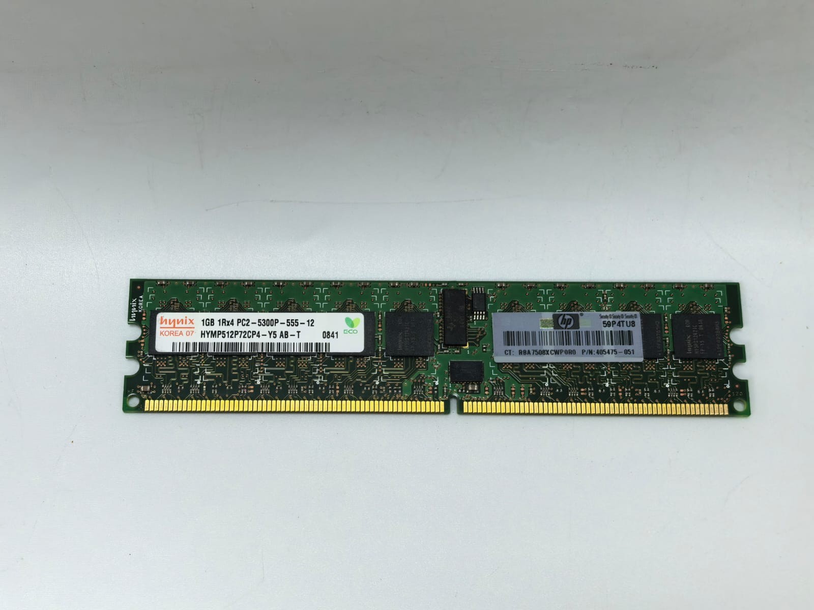 HP 405475-051 1GB 1RX4 PC2-5300P-555-12 HP 405475-051 1GB 1RX4 PC2-5300P-555-12 2