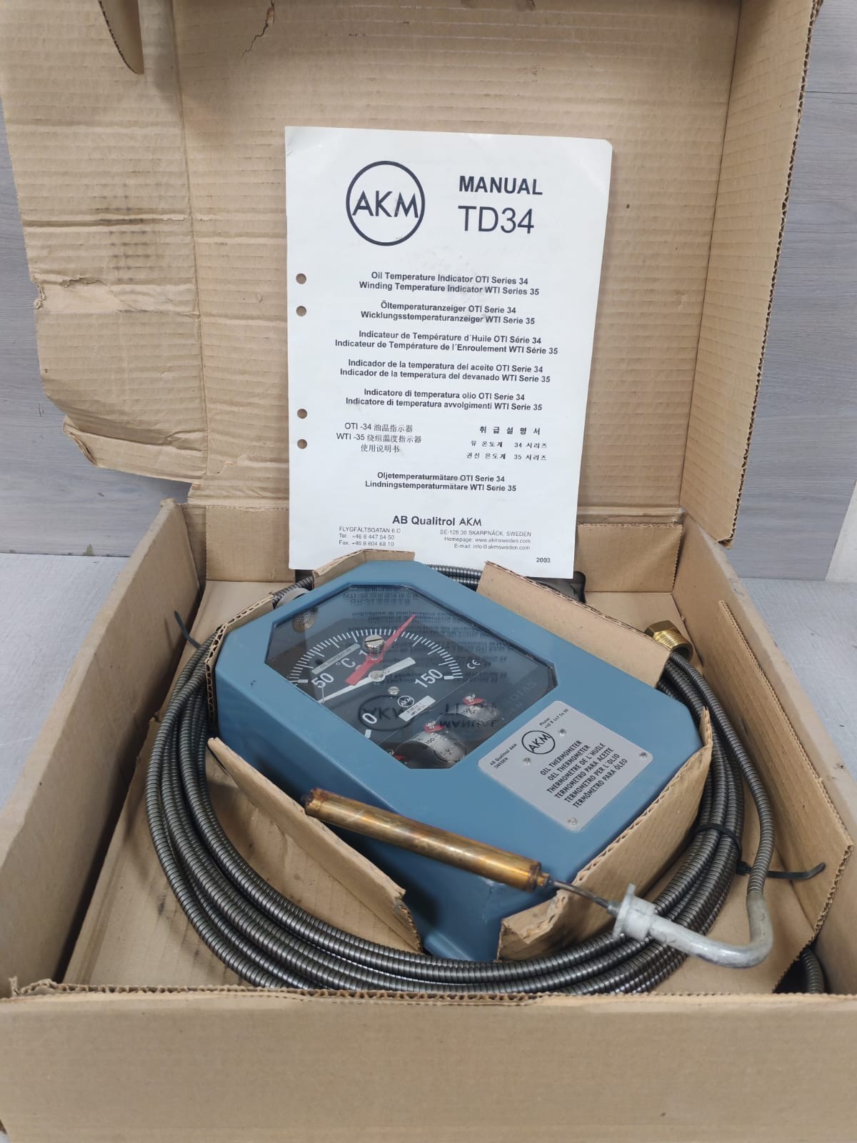 AKM TD50/76 AKM TD50/76 316518-1 OIL THERMOMETER 2