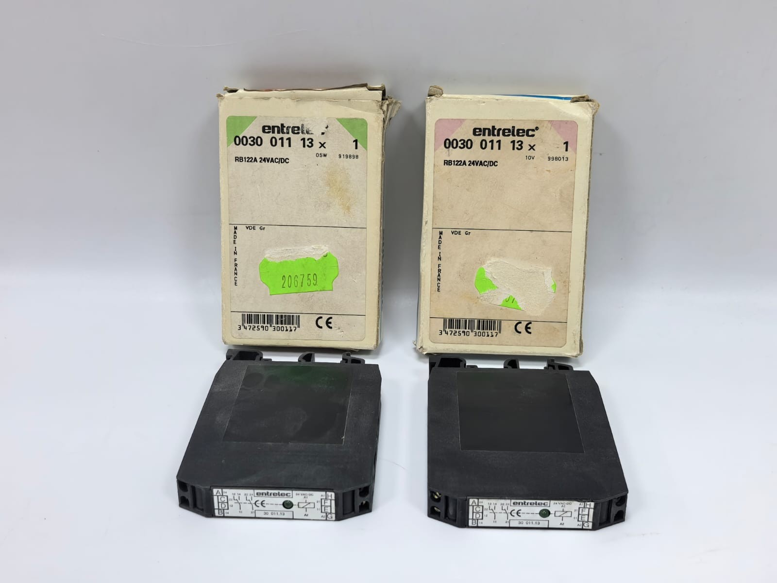 ENTRELEC RB122A 24VAC/DC RELAY MODULE