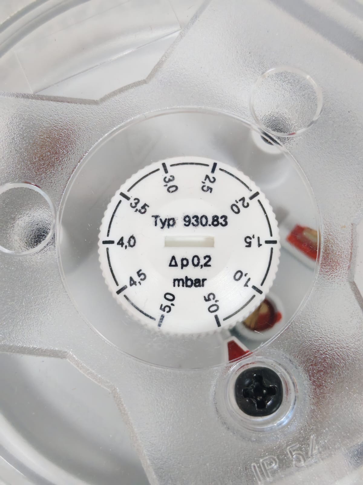 Sauter 930.83/6555 SAUTER 930.83/6555 DIFFERENTIAL PRESSURE SWITCH 0-5-50 MBAR 3