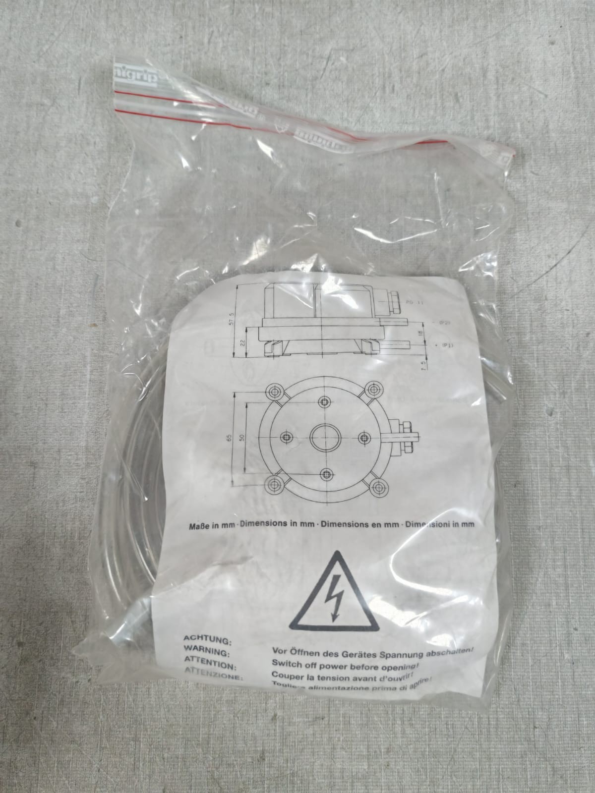 Sauter 930.83/6555 SAUTER 930.83/6555 DIFFERENTIAL PRESSURE SWITCH 0-5-50 MBAR 10