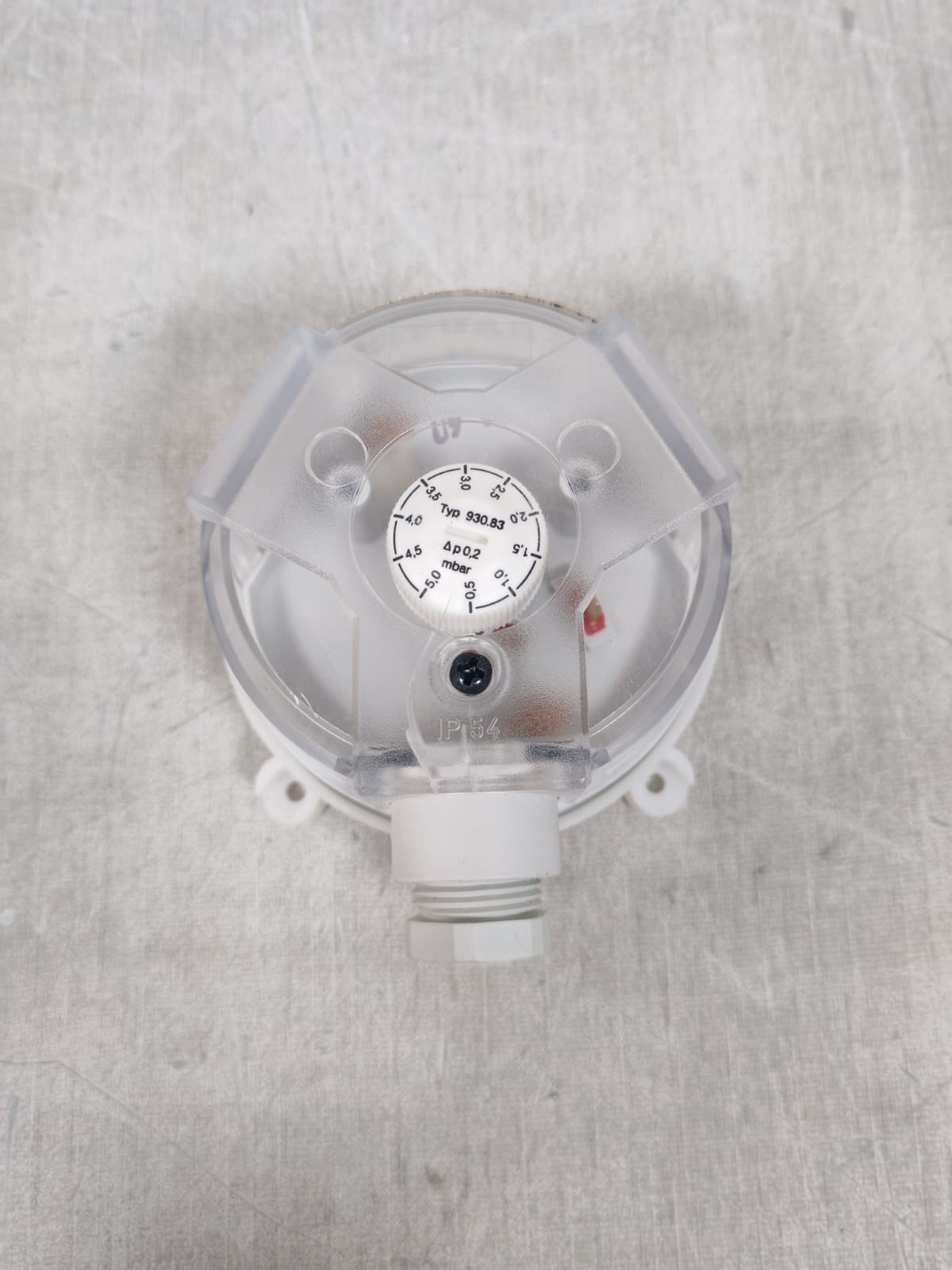 Sauter 930.83/6555 SAUTER 930.83/6555 DIFFERENTIAL PRESSURE SWITCH 0-5-50 MBAR 10