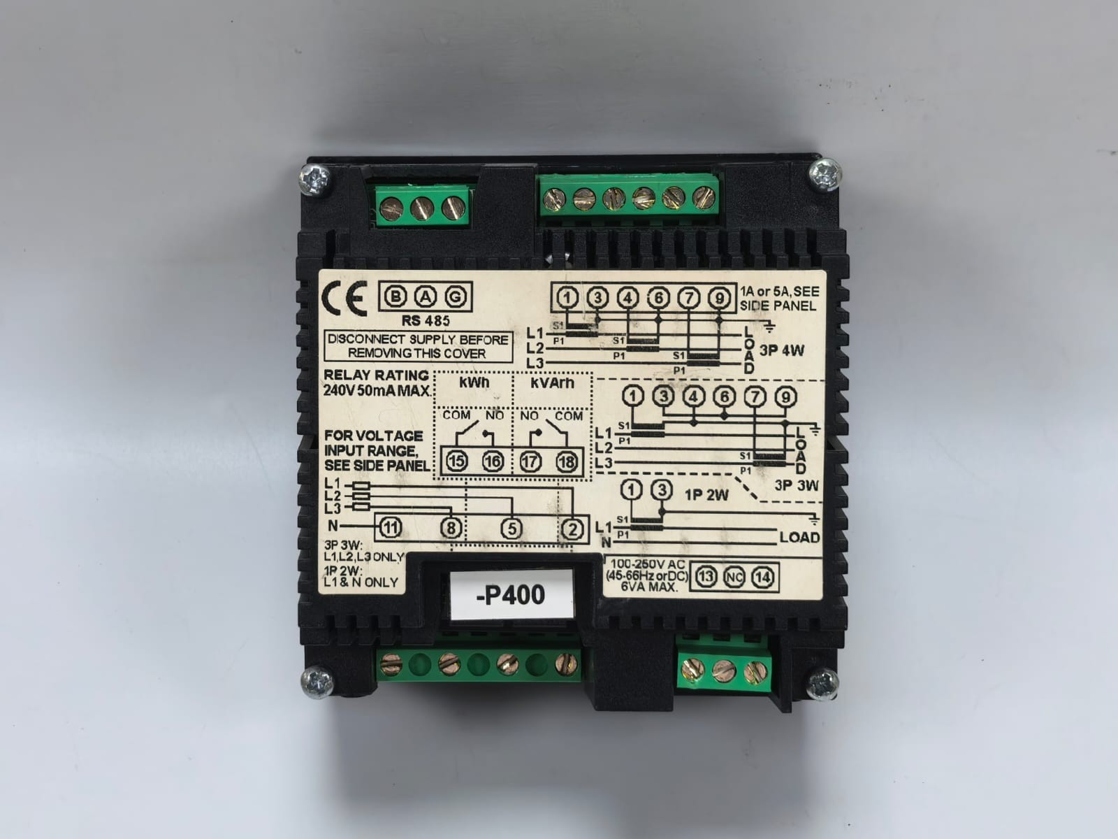 CROMPTON INT-1630-L-1-M-010 CROMPTON INT-1630-L-1-M-010 INTEGRA 1630 DIGITAL METERING SYSTEM 8