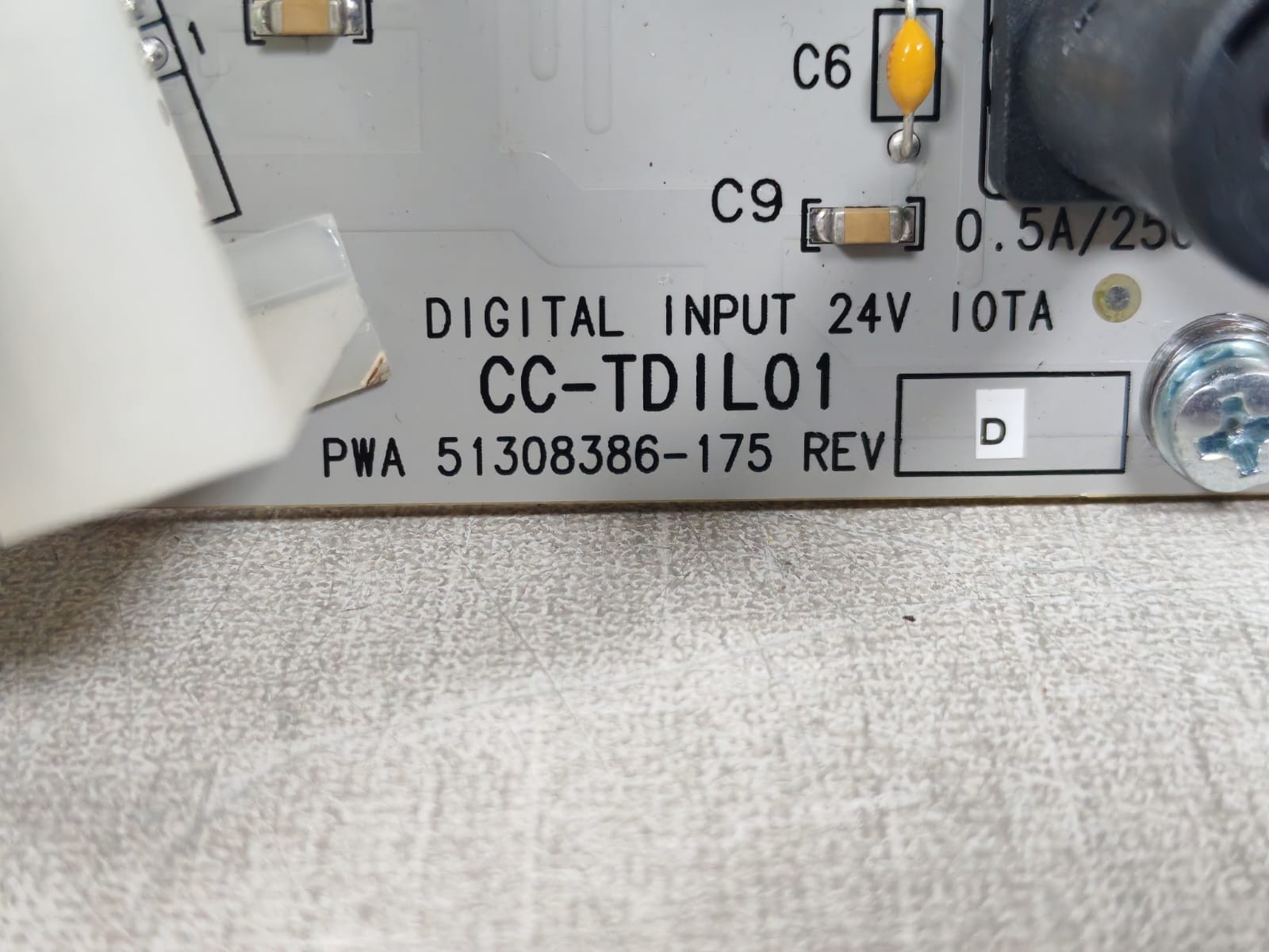 Honeywell CC-TDIL01 CC-PDIL01 51308386-175 REV D HONEYWELL CC-TDIL01 CC-PDIL01 51308386-175 REV D DIGITAL INPUT 24V 4