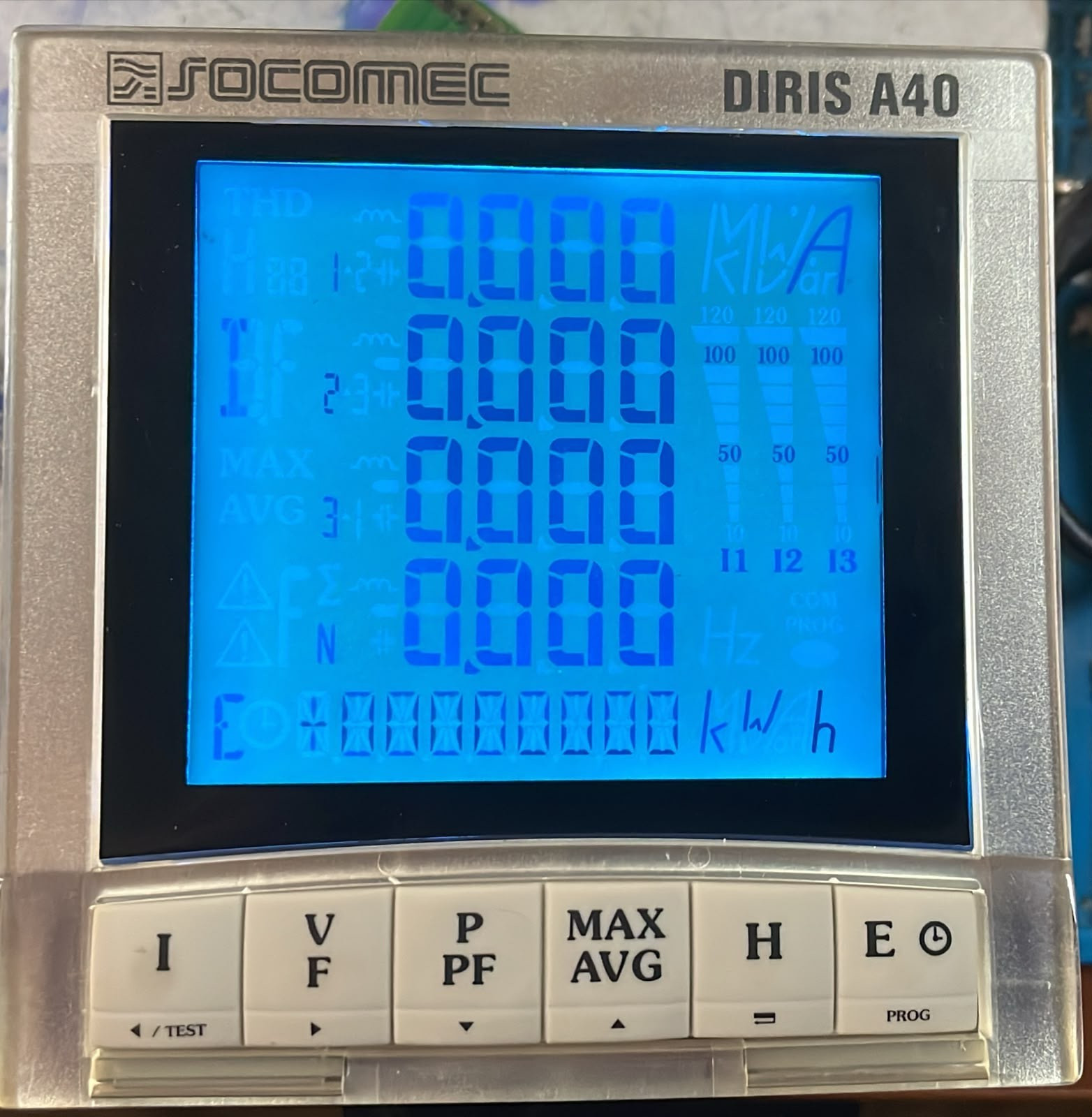 SOCOMEC DIRIS A40 48250A40 MULTI FUNCTION METER 110-240V
