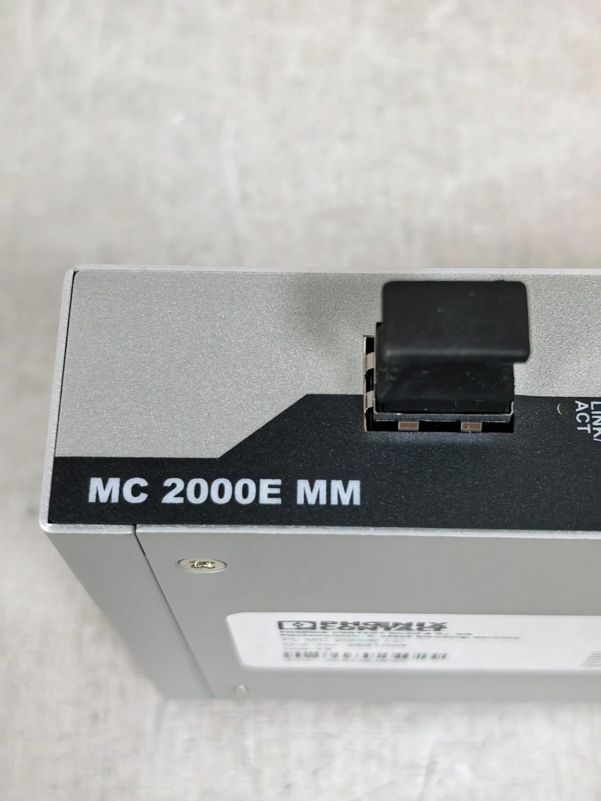 Phoenix Contact FL MC 2000E LC PHOENIX CONTACT FL MC 2000E LC 2891056 HW:13 FIBER OPTIC CONVERTER 3