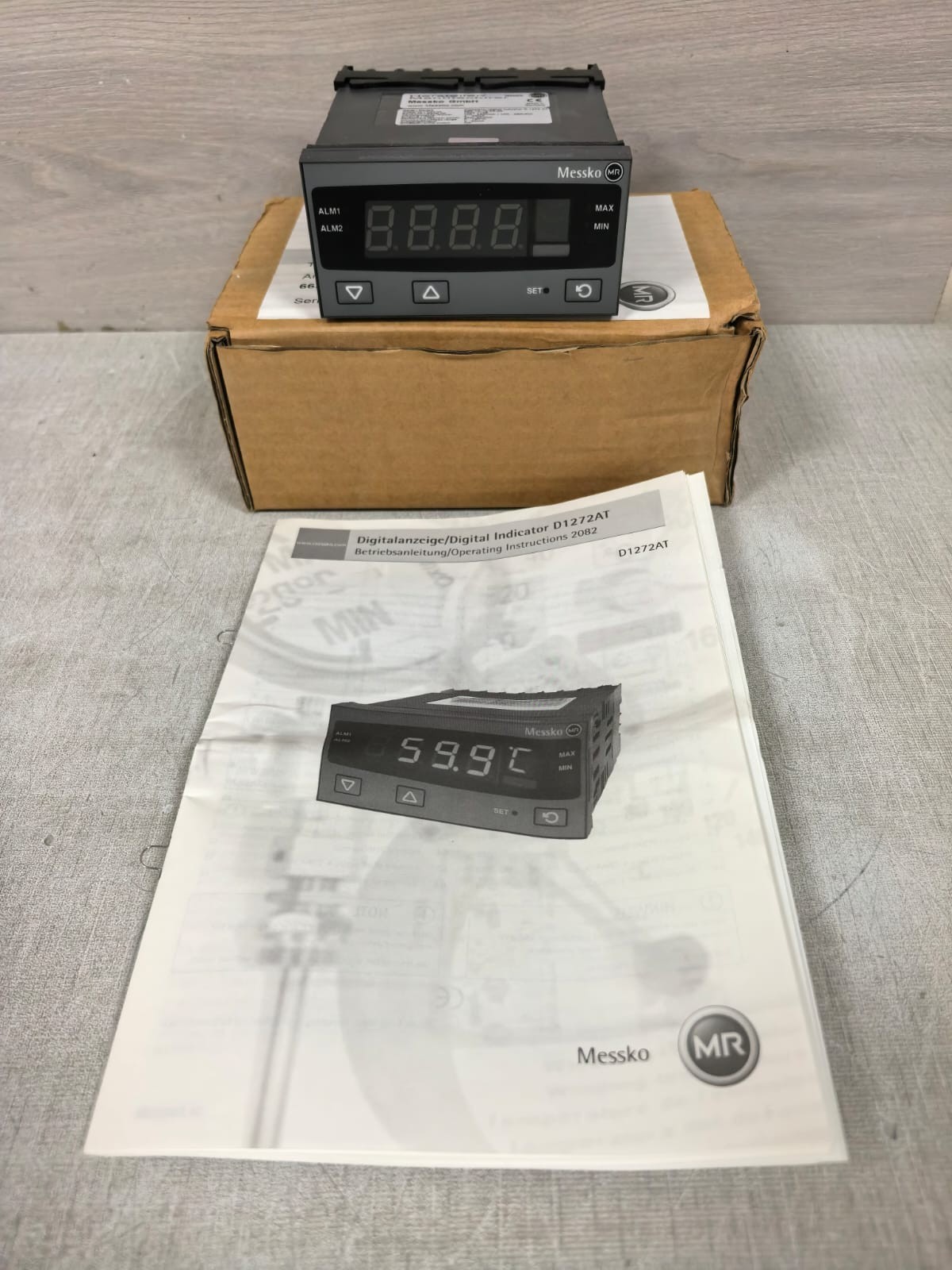 MESSKO 663-10-10-02-00 DIGITAL INDICATOR D 1272 AT 24VDC