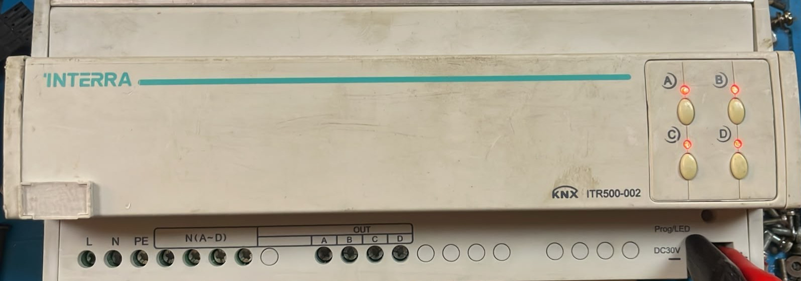 INTERRA KNX ITR500-002 4CH 1.5A UNIVERSAL DIMMING MODULE