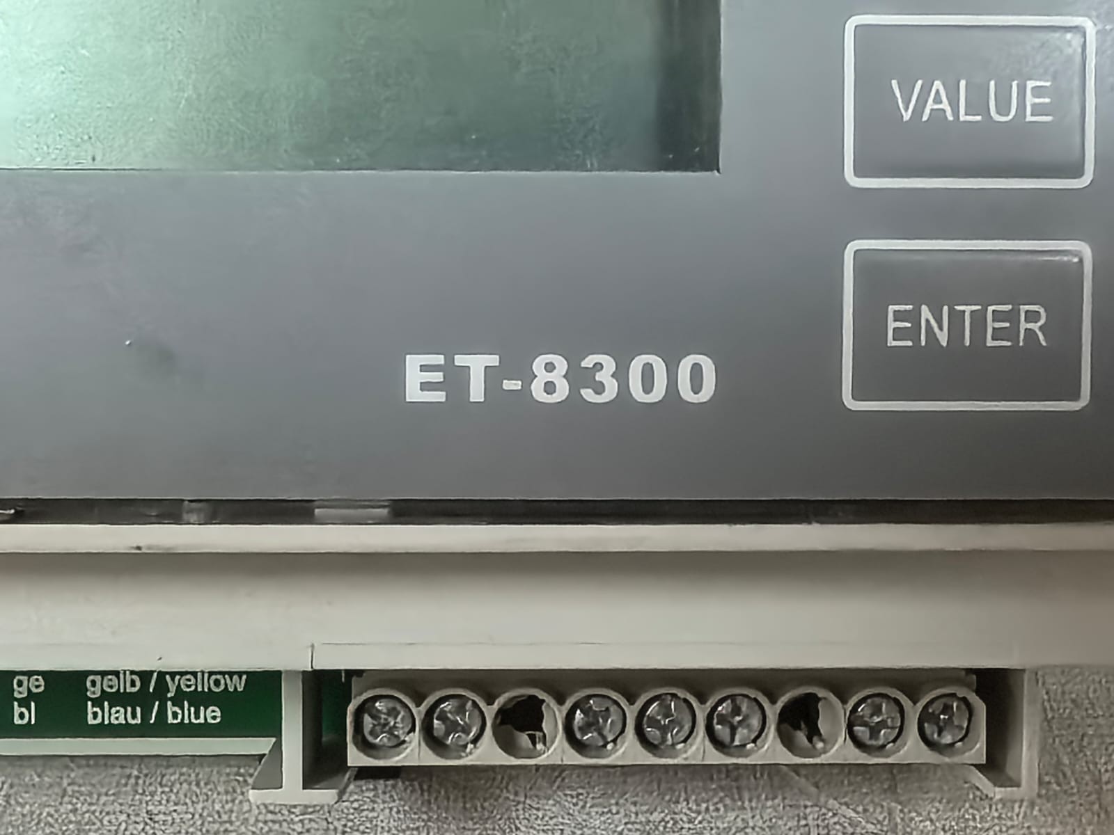 NI ET-8300 ETHERMA ET-8300 FULLY AUTOMATIC CONTROL UNIT 3