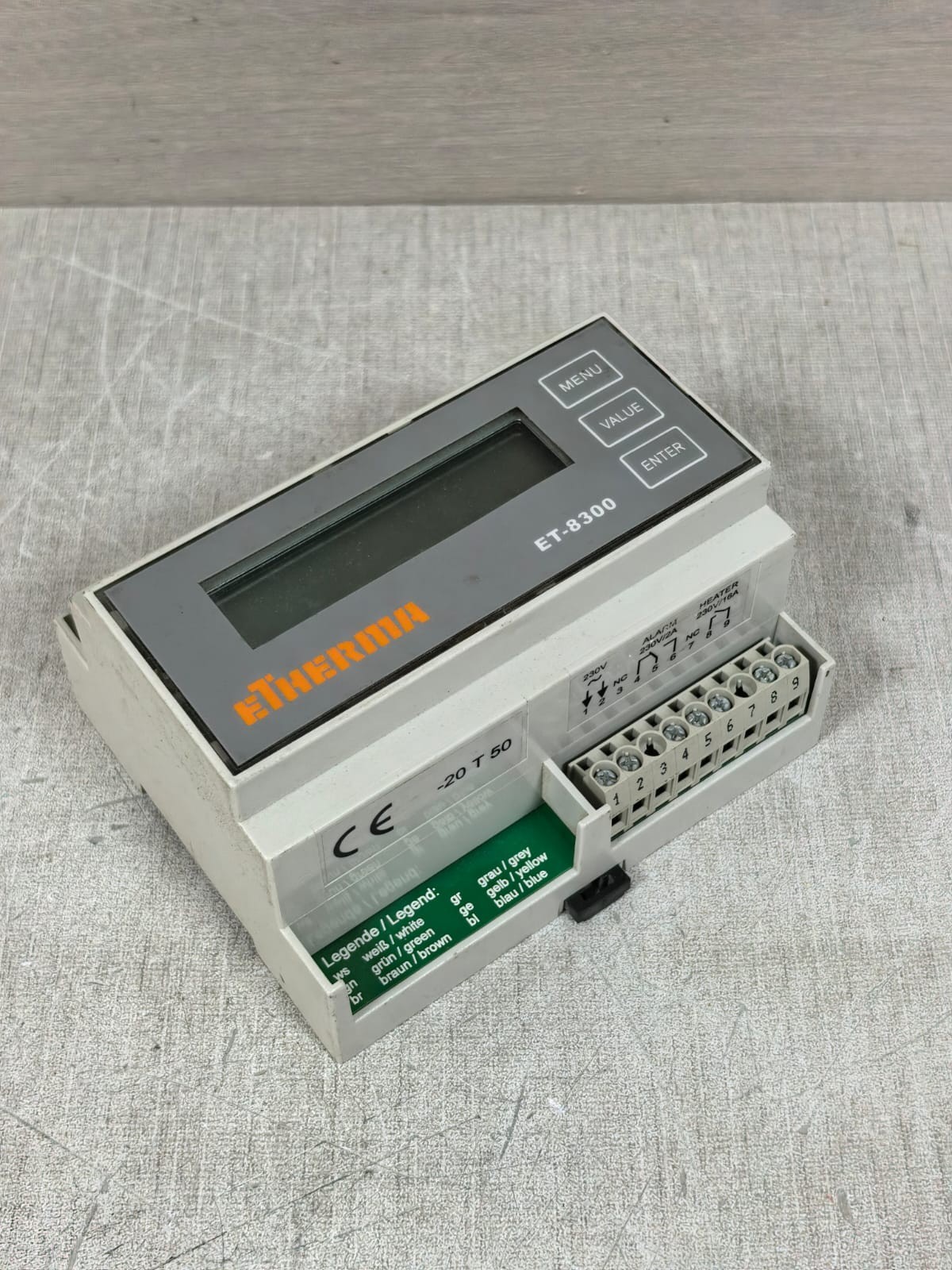 NI ET-8300 ETHERMA ET-8300 FULLY AUTOMATIC CONTROL UNIT 4
