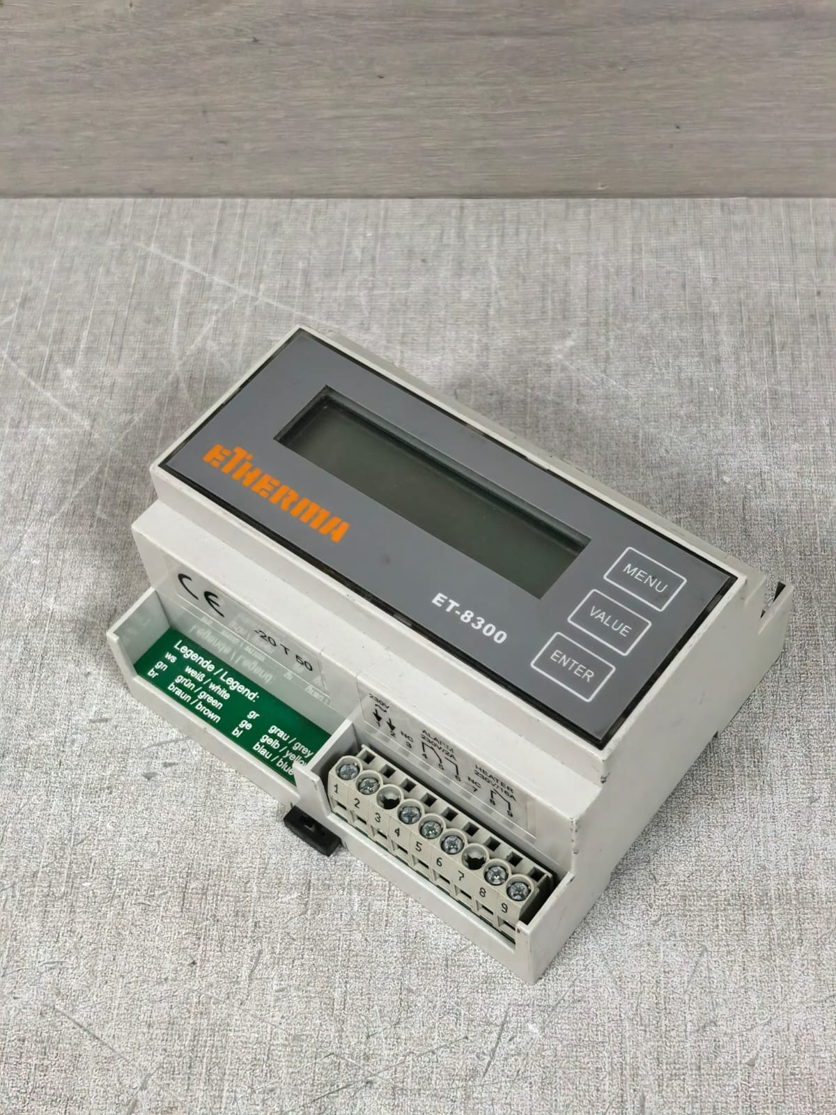 NI ET-8300 ETHERMA ET-8300 FULLY AUTOMATIC CONTROL UNIT 5