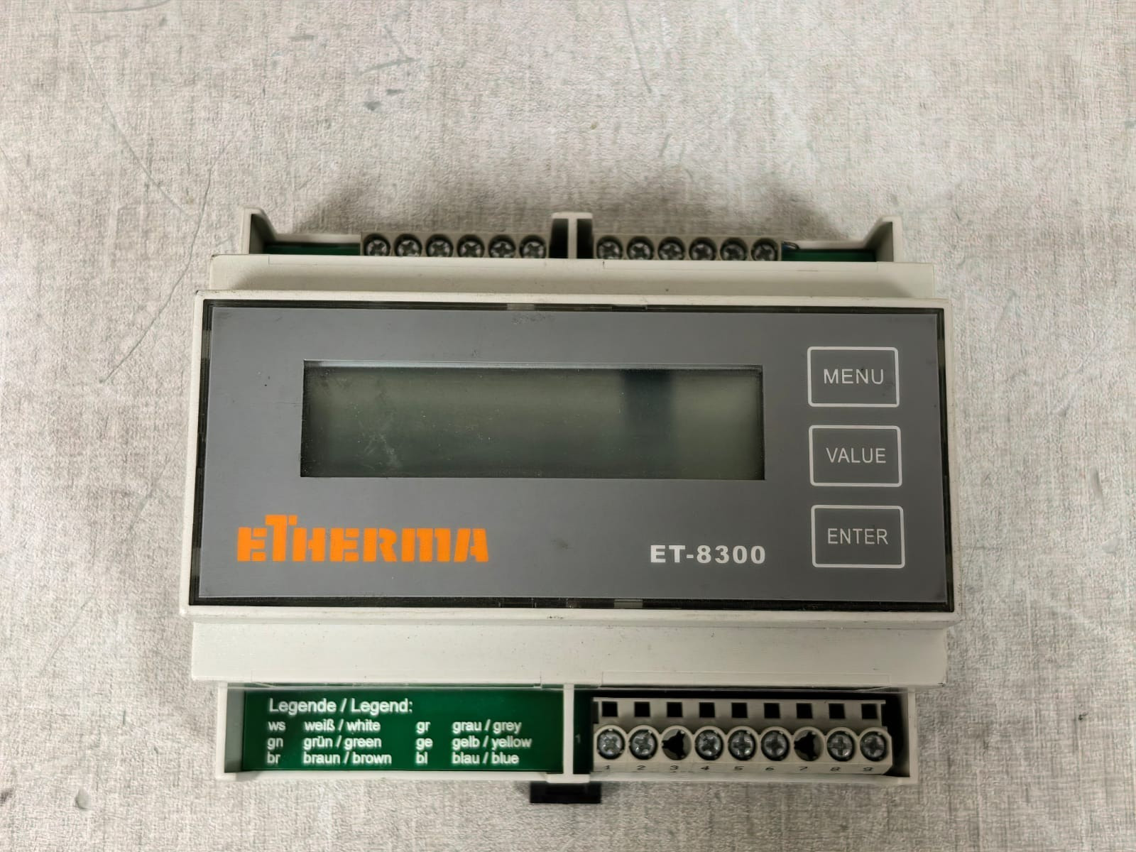 NI ET-8300 ETHERMA ET-8300 FULLY AUTOMATIC CONTROL UNIT 9