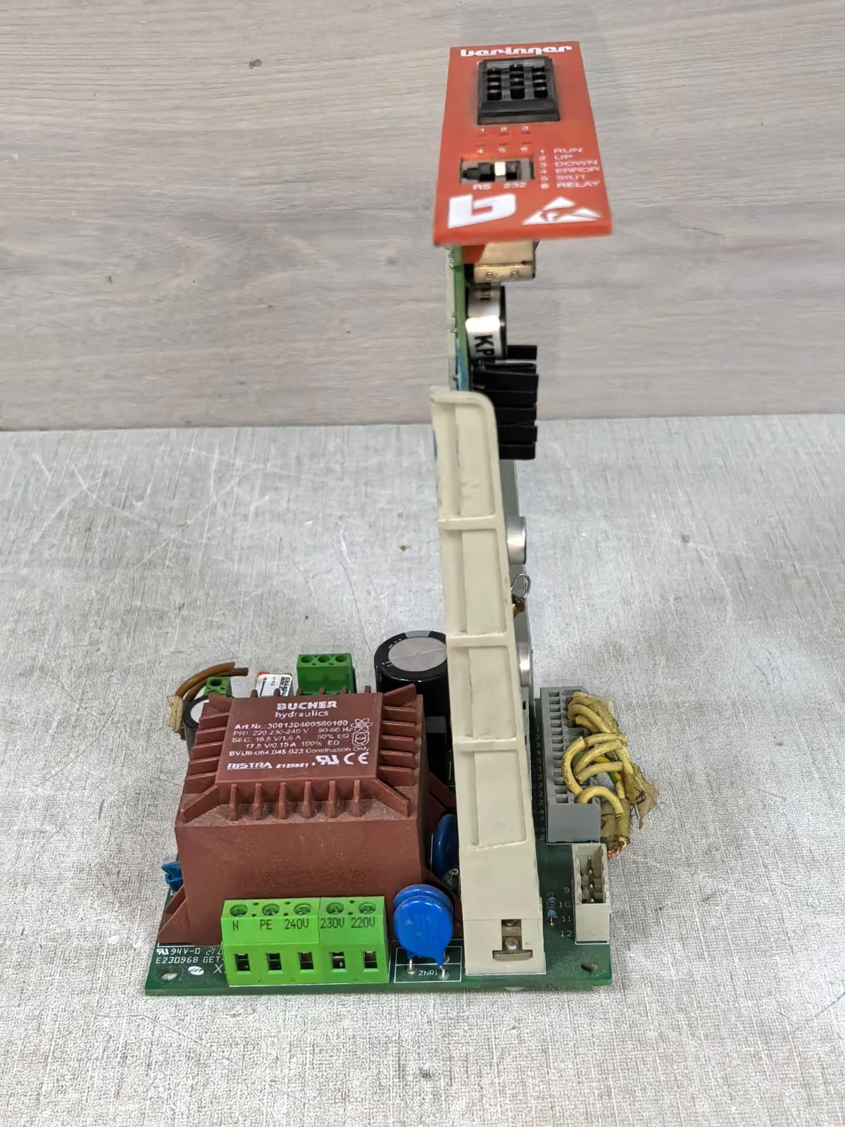 Delta LRV NTA‑2/230 BUCHER HYDRAULICS LRV DELTA CONTROLLER CARD & NTA‑2/230 POWER SUPPLY 7