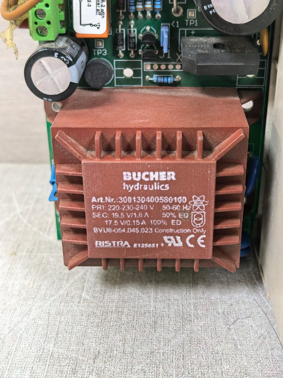 Delta LRV NTA‑2/230 BUCHER HYDRAULICS LRV DELTA CONTROLLER CARD & NTA‑2/230 POWER SUPPLY 10