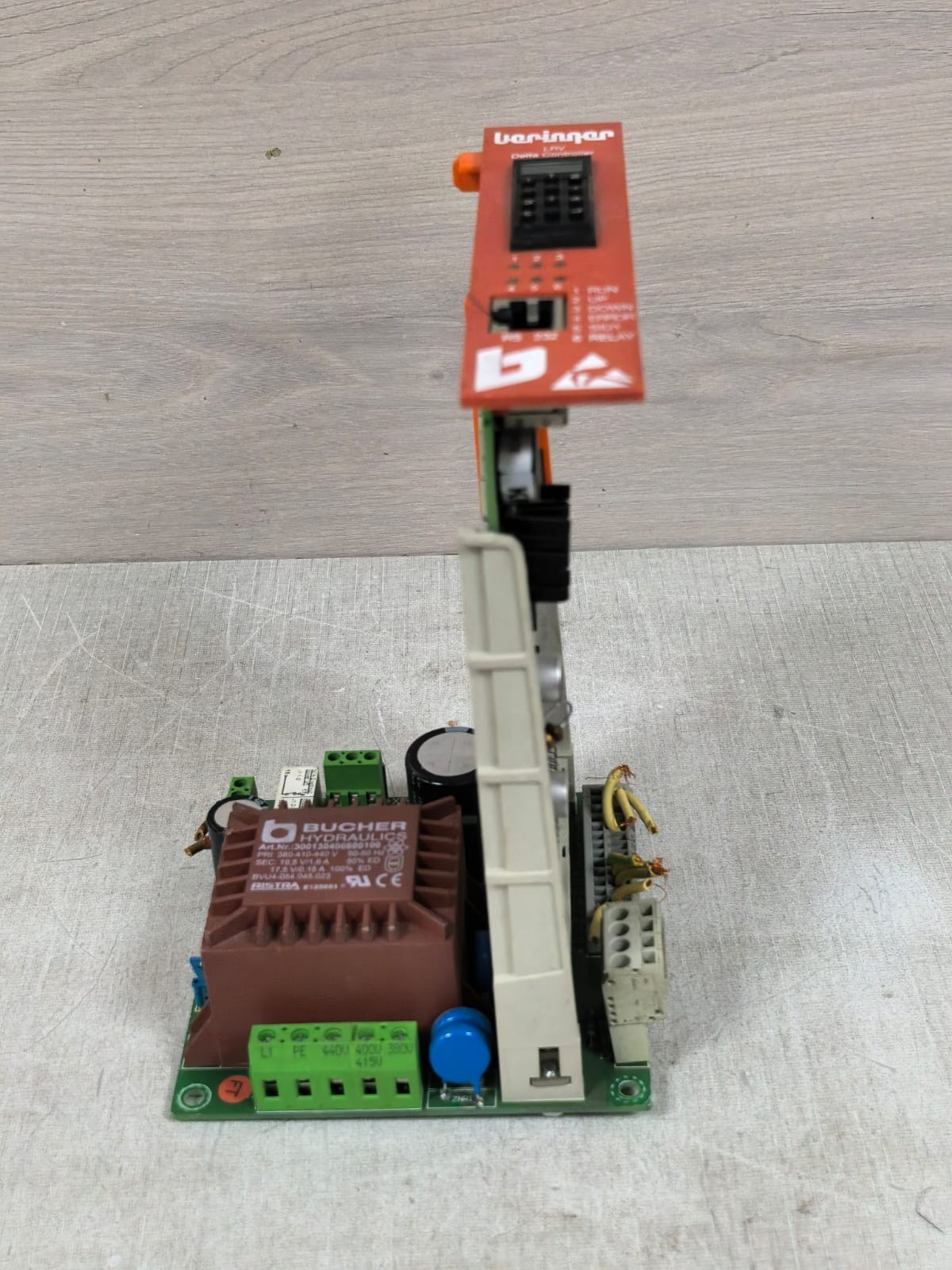 Delta LRV NTA‑2/400 BUCHER HYDRAULICS LRV DELTA CONTROLLER CARD & NTA‑2/400 POWER SUPPLY 9