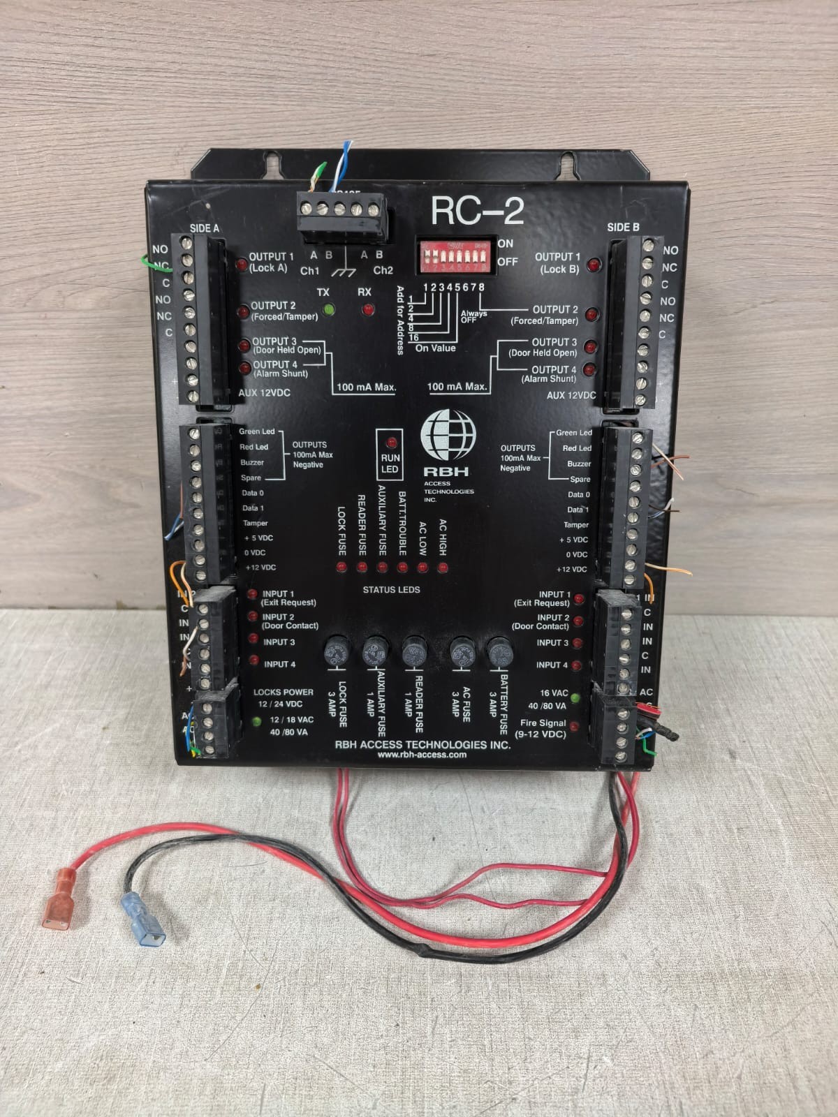 TEC RC-2 RBH ACCESS TECHNOLOGIES RC-2 READER CONTROLLER 2