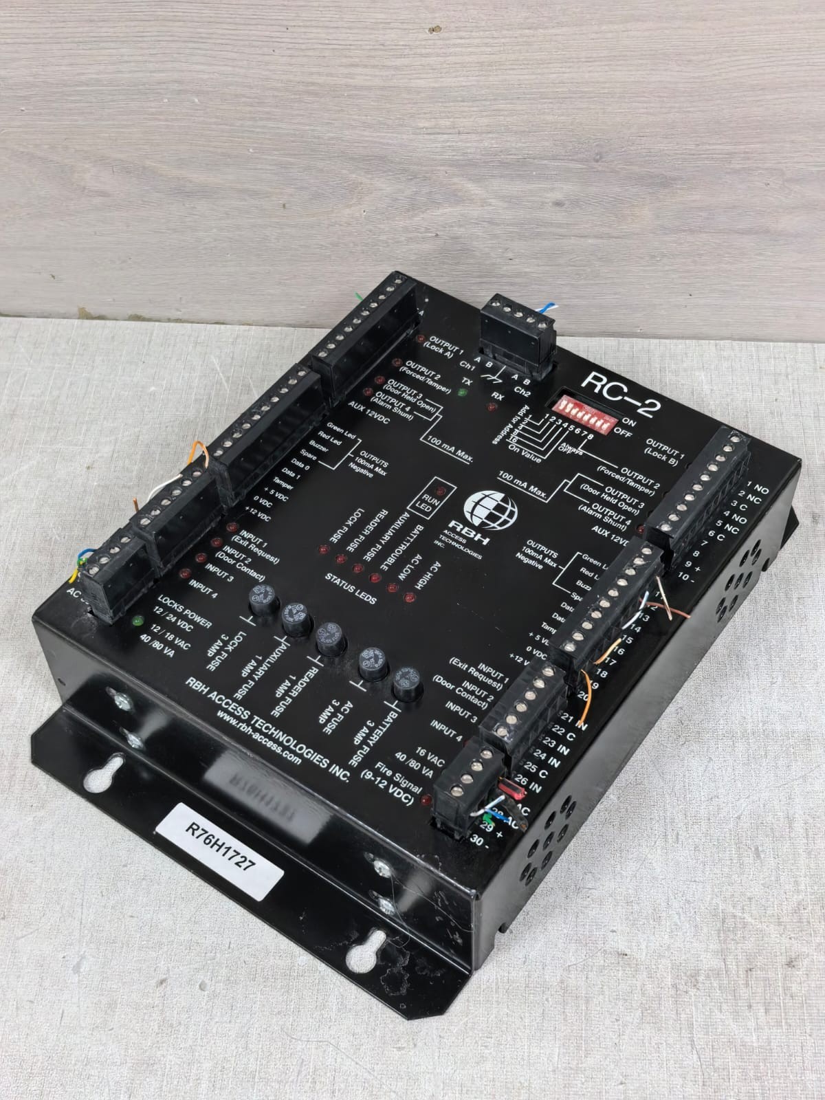 TEC RC-2 RBH ACCESS TECHNOLOGIES RC-2 READER CONTROLLER 7
