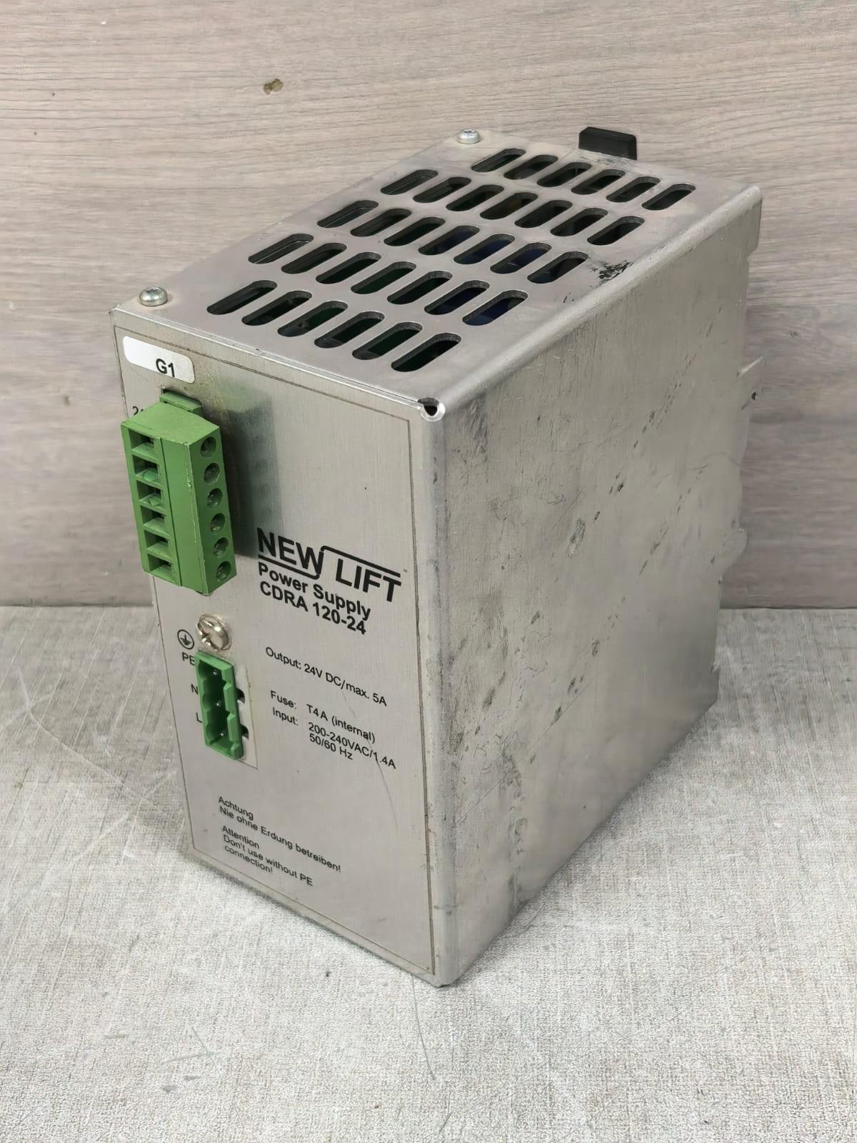 NEW LIFT CDRA 120-24 GPHS120-STD REV.1.6 LIFT CDRA 120-24 GPHS120-STD REV.1.6 AC/DC POWER SUPPLY 4