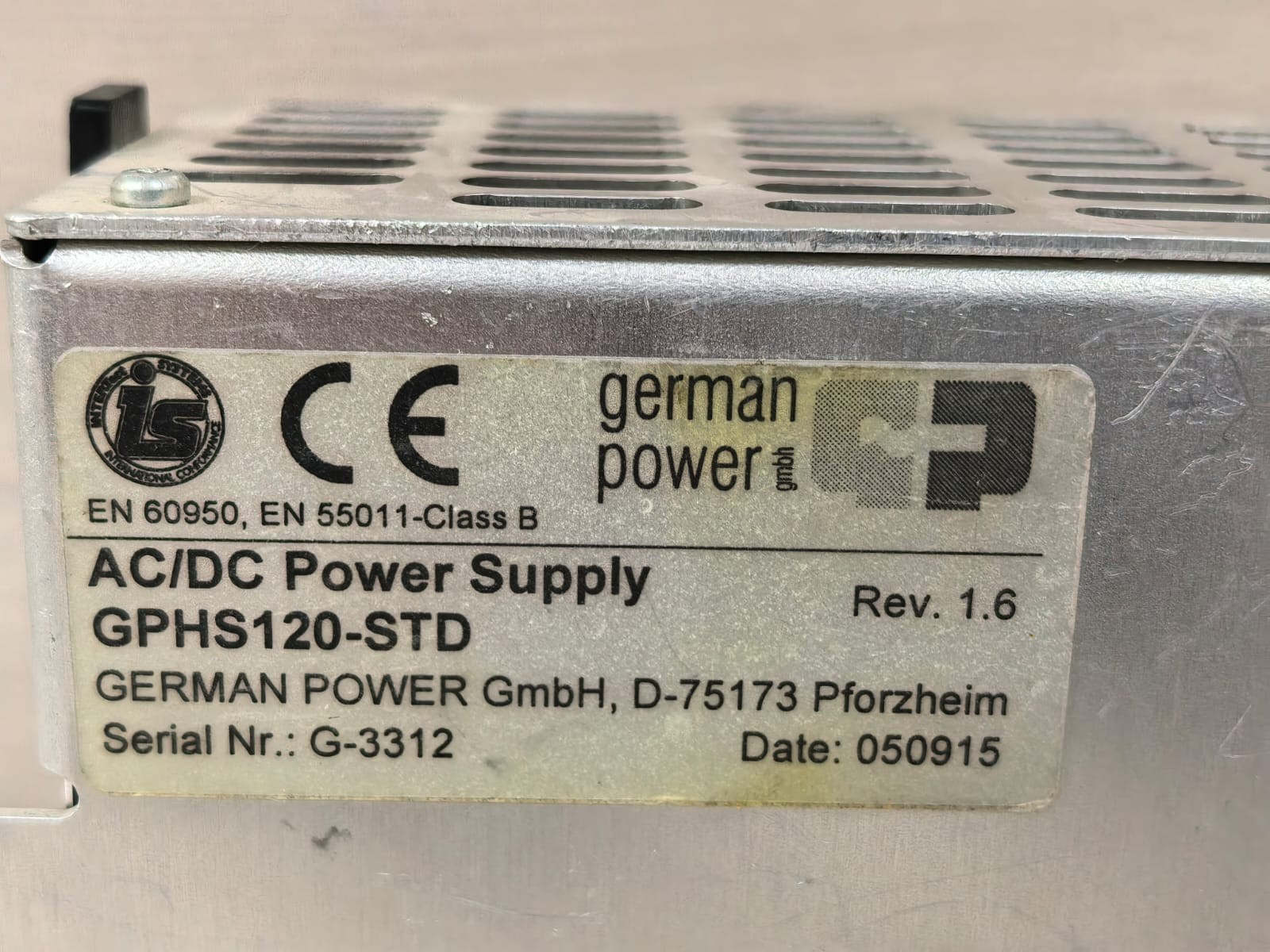 NEW LIFT CDRA 120-24 GPHS120-STD REV.1.6 LIFT CDRA 120-24 GPHS120-STD REV.1.6 AC/DC POWER SUPPLY 6