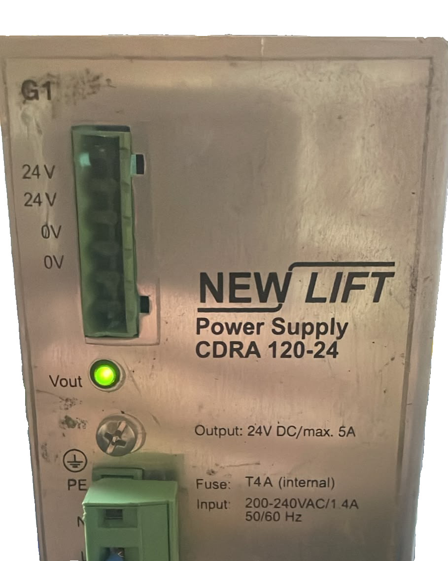 LIFT CDRA 120-24 GPHS120-STD REV.1.6 AC/DC POWER SUPPLY