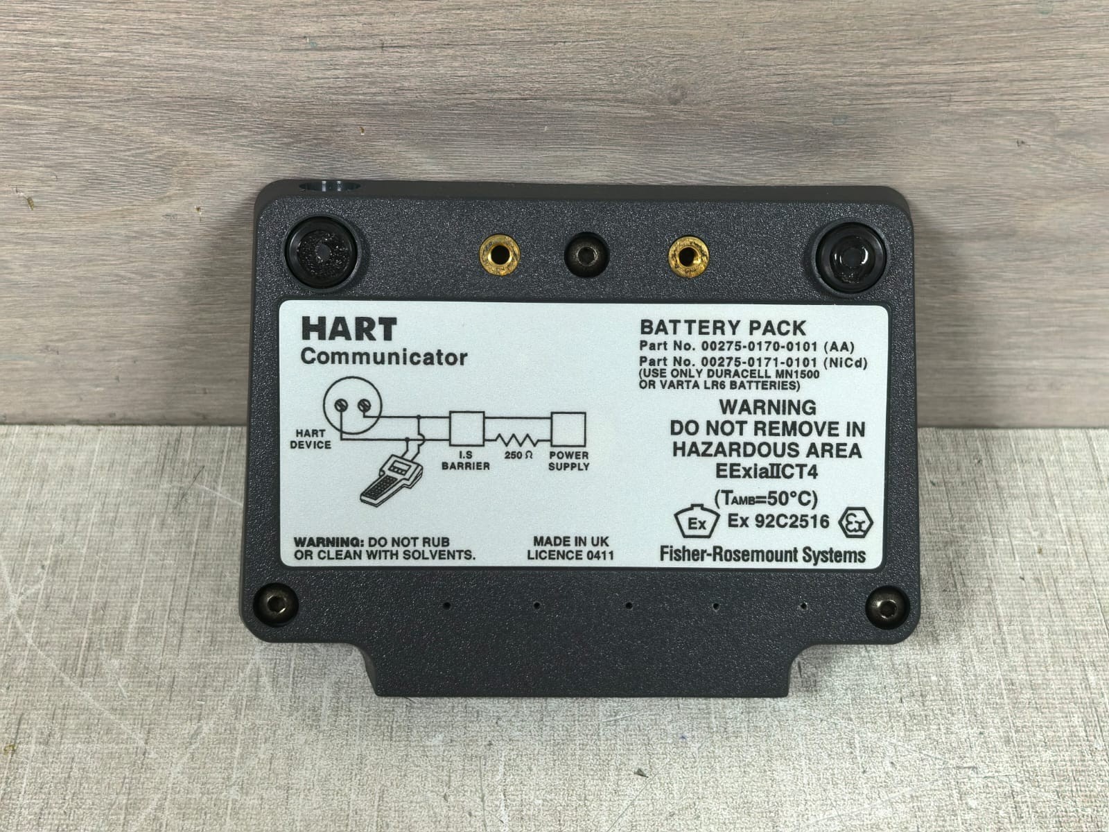 Rosemount 00275-0170/0171-0101(AA) FISHER-ROSEMOUNT SYSTEMS 00275-0170/0171-0101(AA) HART COMMUNICATOR BATTERY PACK 2