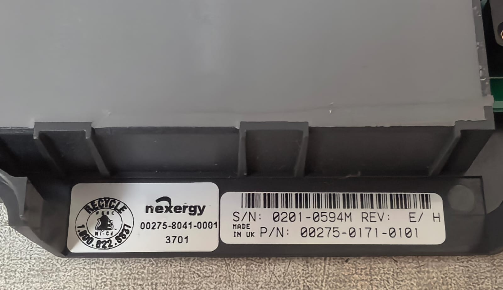 Rosemount 00275-0170/0171-0101(AA) FISHER-ROSEMOUNT SYSTEMS 00275-0170/0171-0101(AA) HART COMMUNICATOR BATTERY PACK 9