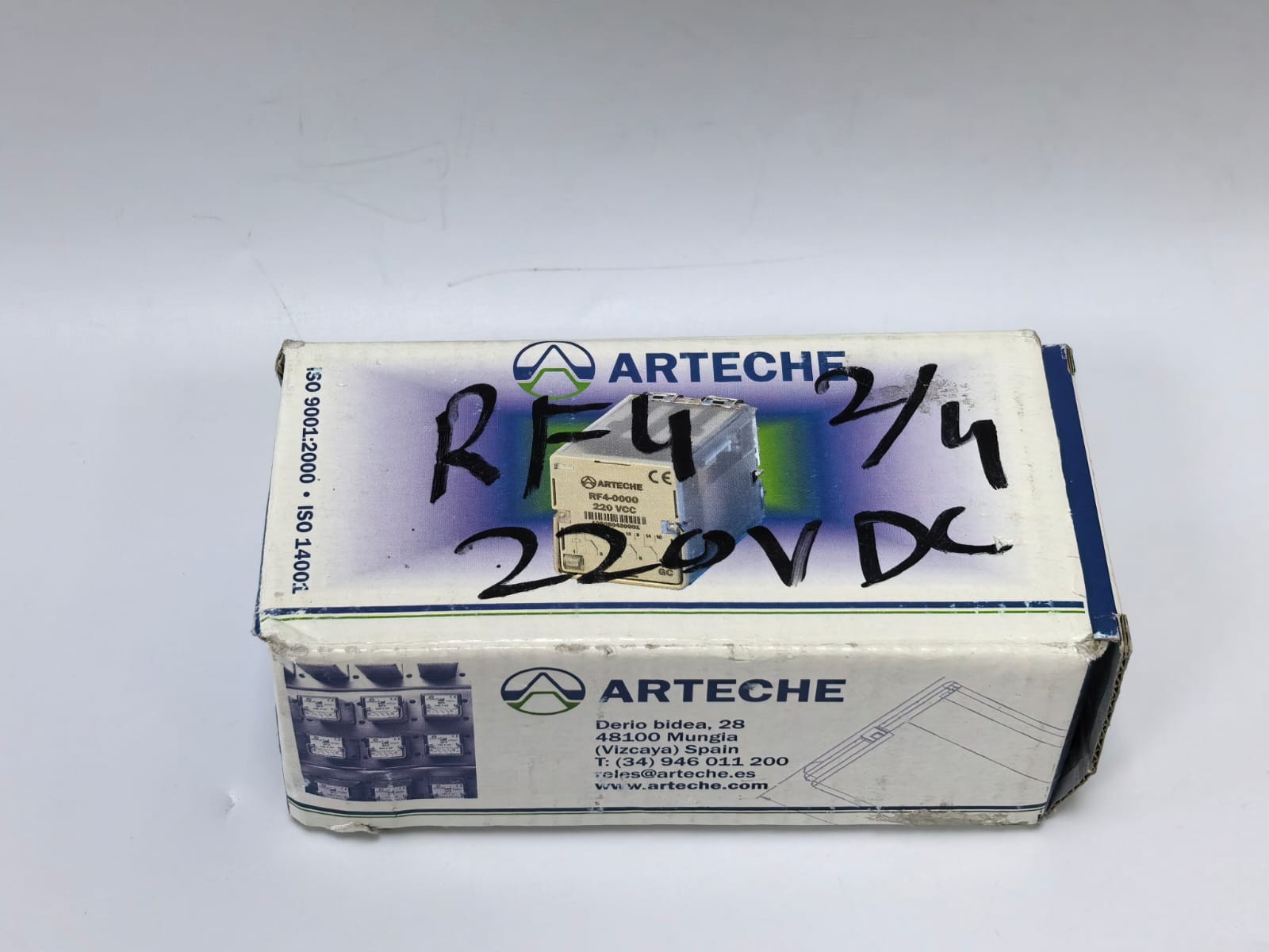 ARTECHE RF4 ARTECHE RF4 INSTANTANEOUS RELAY 220VDC 9