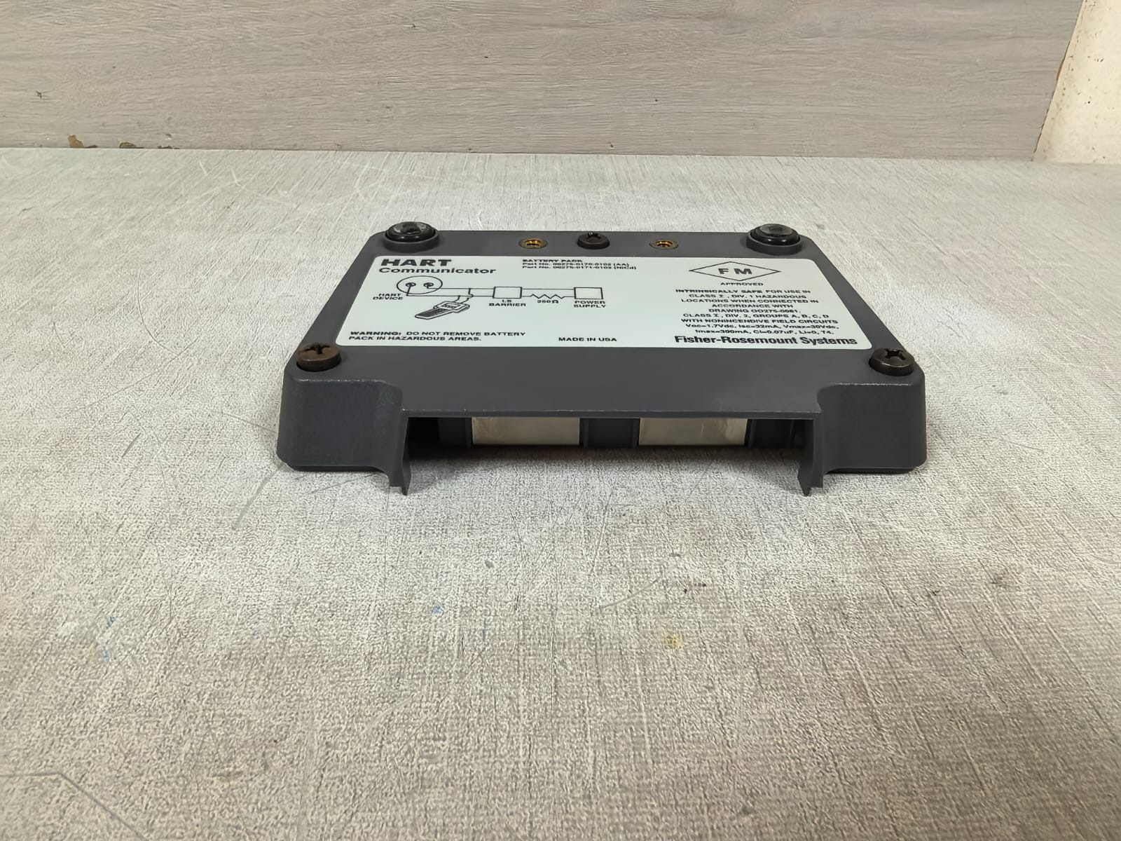 Rosemount 00275-0170/0171-0102(AA) FISHER-ROSEMOUNT SYSTEMS 00275-0170/0171-0102(AA) HART COMMUNICATOR BATTERY PACK 7