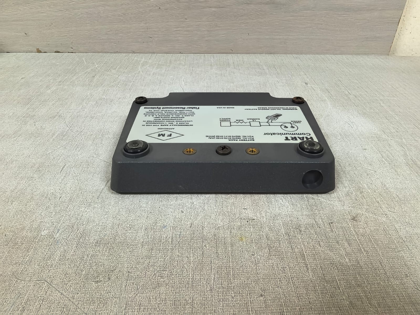 Rosemount 00275-0170/0171-0102(AA) FISHER-ROSEMOUNT SYSTEMS 00275-0170/0171-0102(AA) HART COMMUNICATOR BATTERY PACK 8