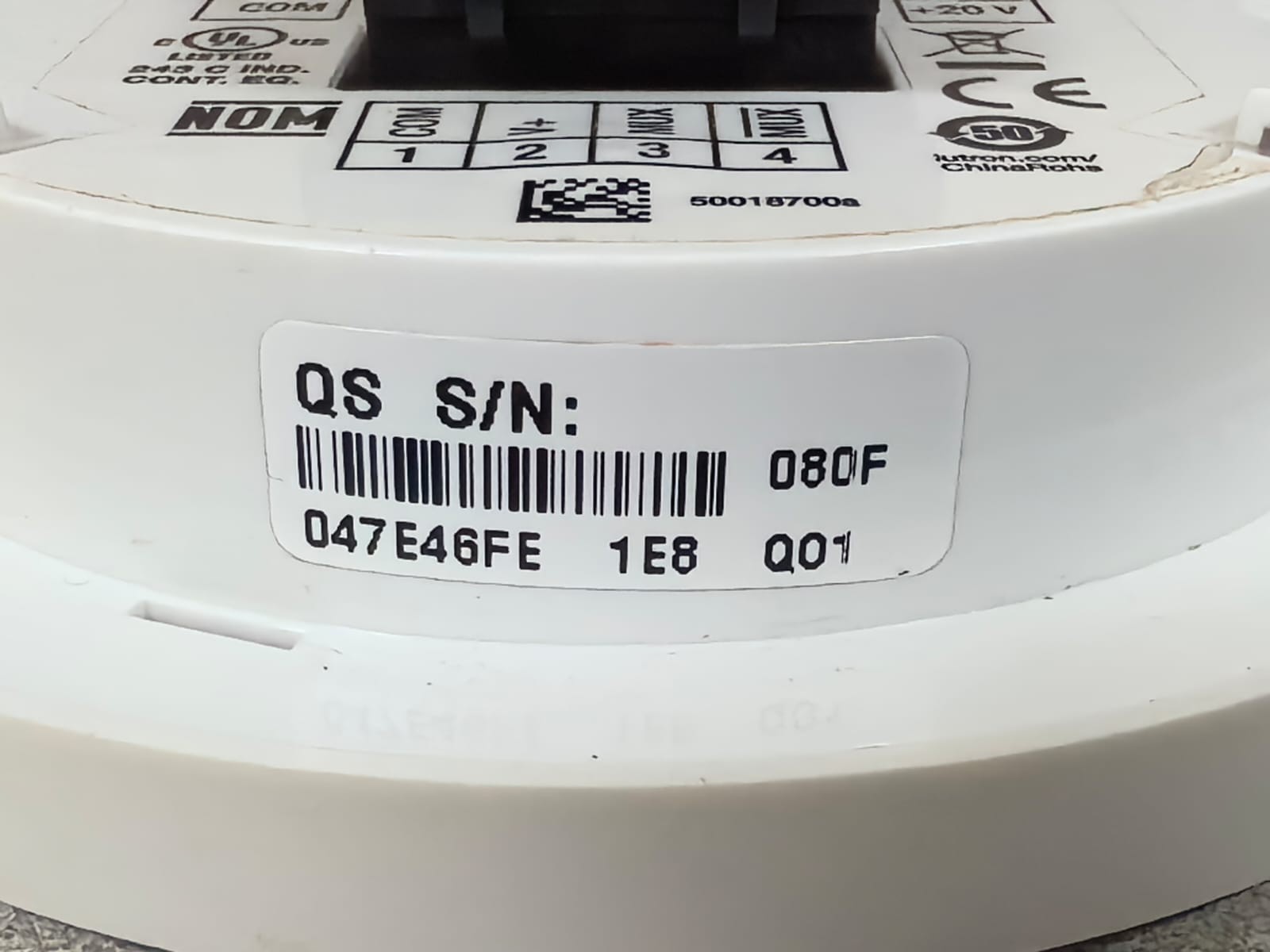 Lutron QSMX-4W-C LUTRON QSMX-4W-C QS SENSOR MODULE CEILING MOUNT 24-36V 6