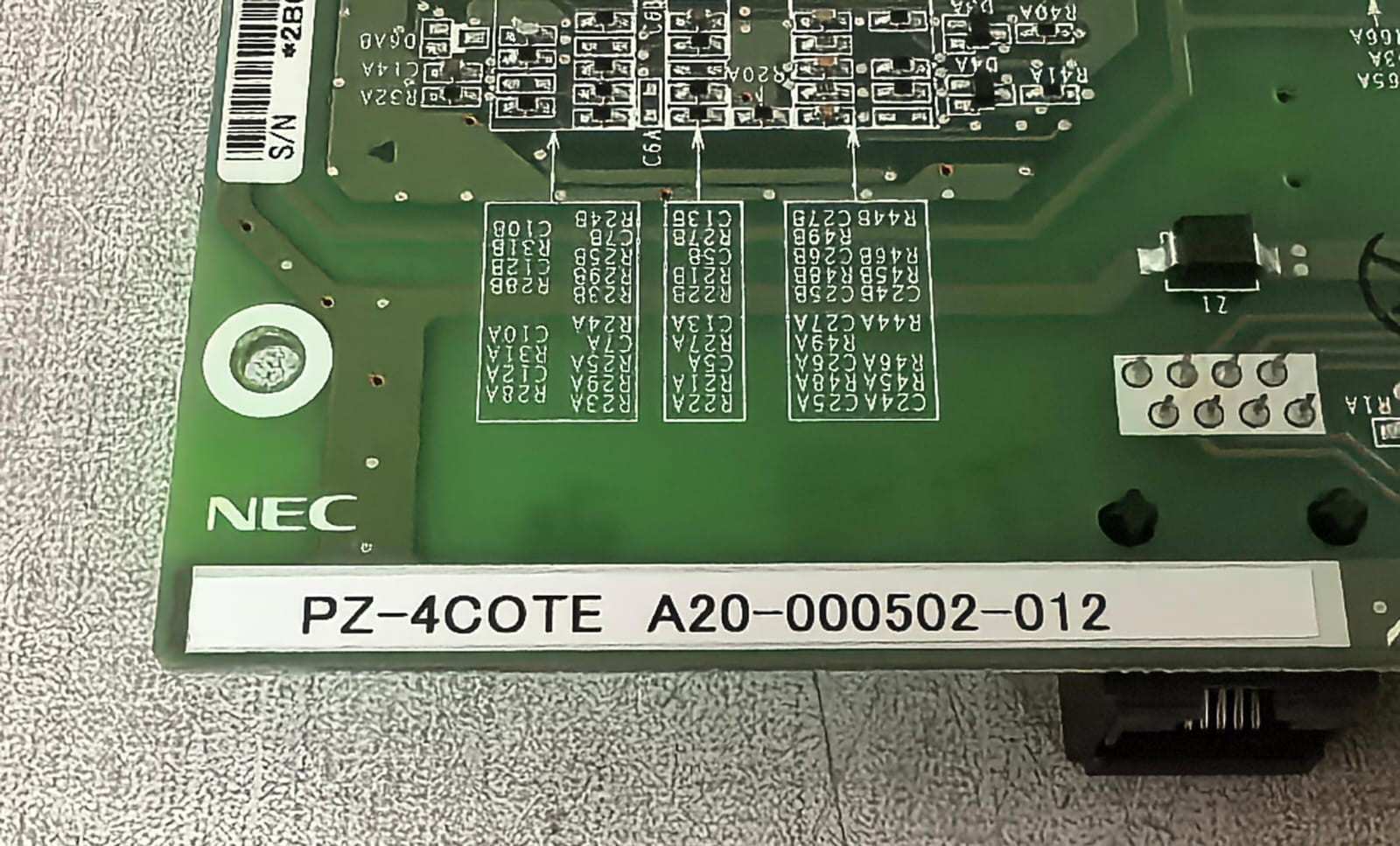 NEC PZ-4COTE NEC PZ-4COTE 4-PORT ANALOG TRUNK DAUGHTER CARD 7