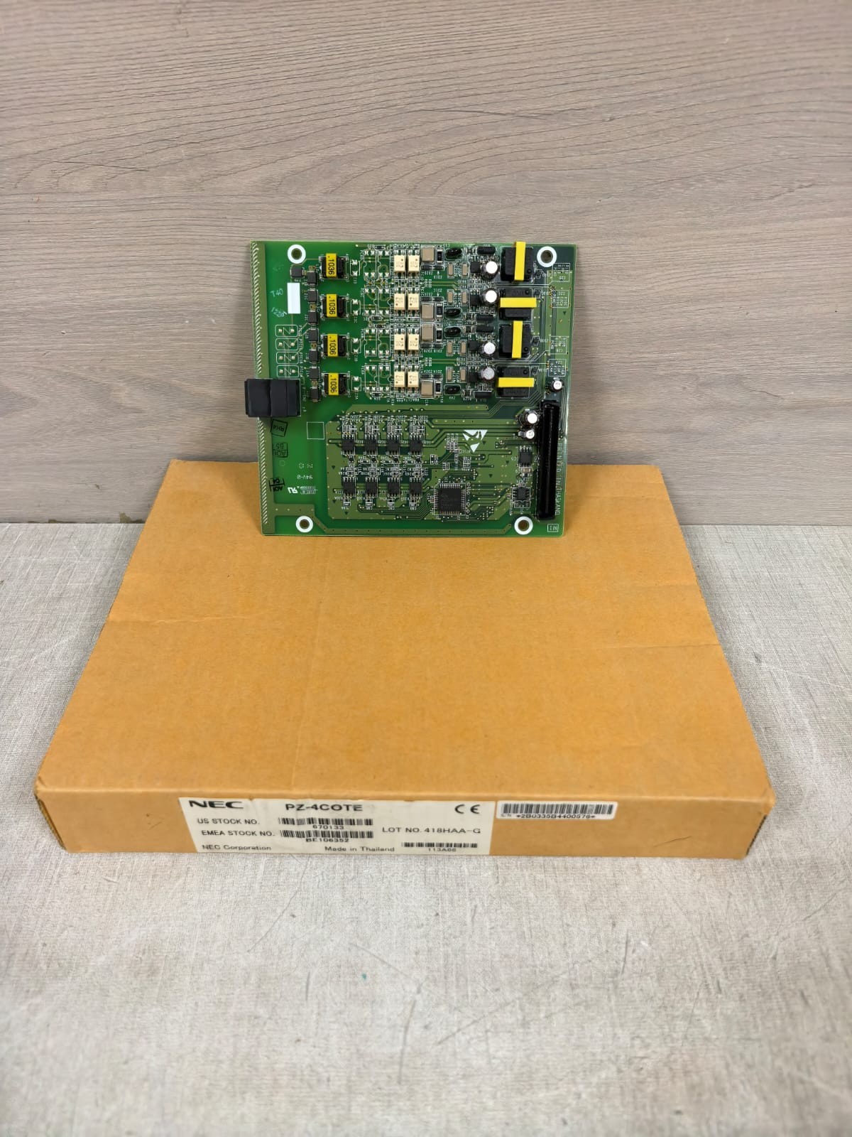 NEC PZ-4COTE 4-PORT ANALOG TRUNK DAUGHTER CARD