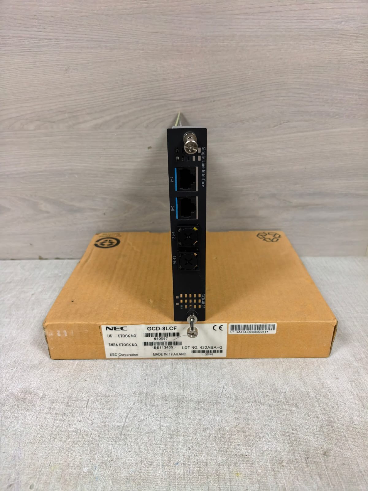 NEC GCD-8LCF 8-PORT ANALOG EXTENSION CARD